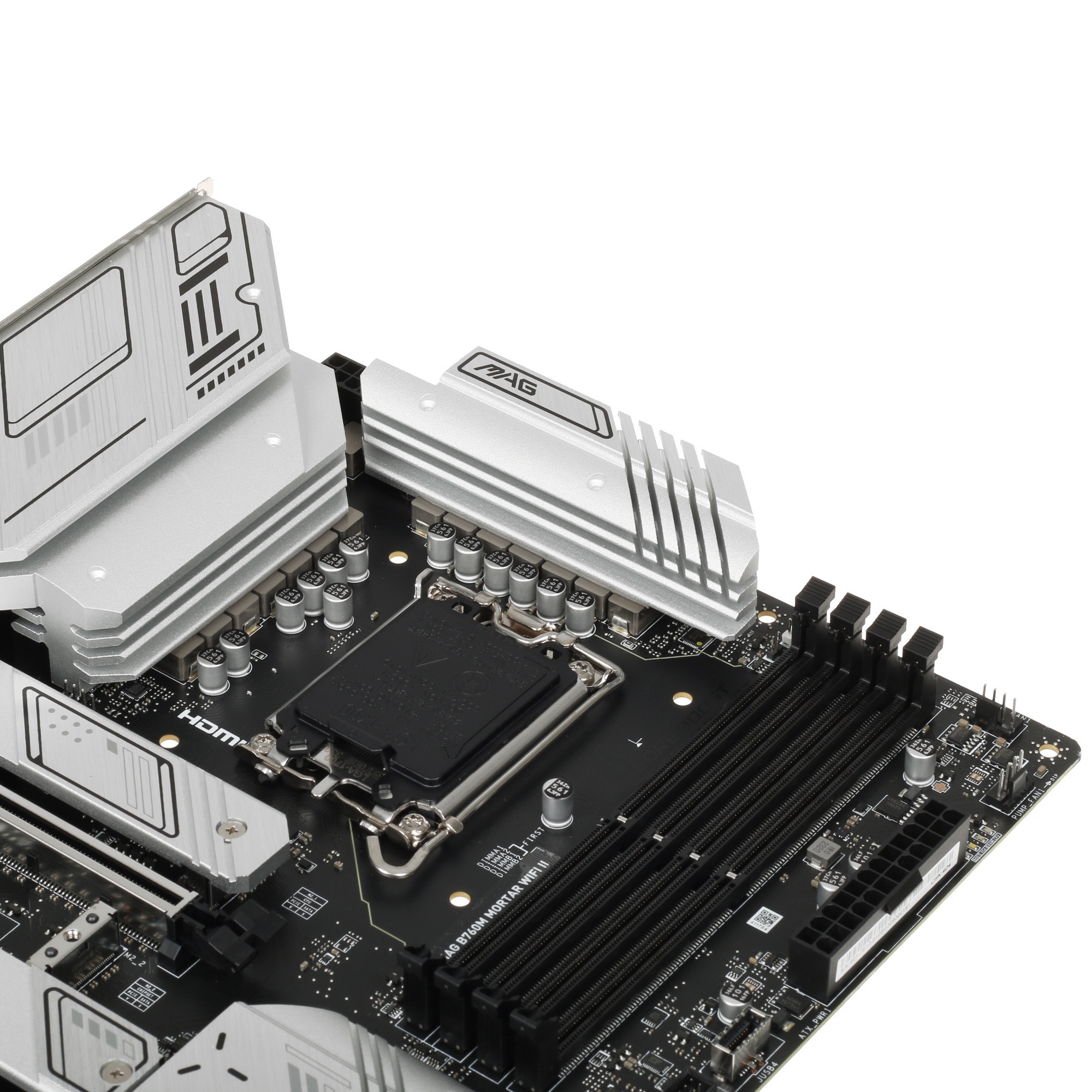 Материнская плата MSI MAG B760M MORTAR WIFI II, LGA 1700, Intel B760, 4xDDR5, 4xSATA, 3xM.2, 1xPCIe