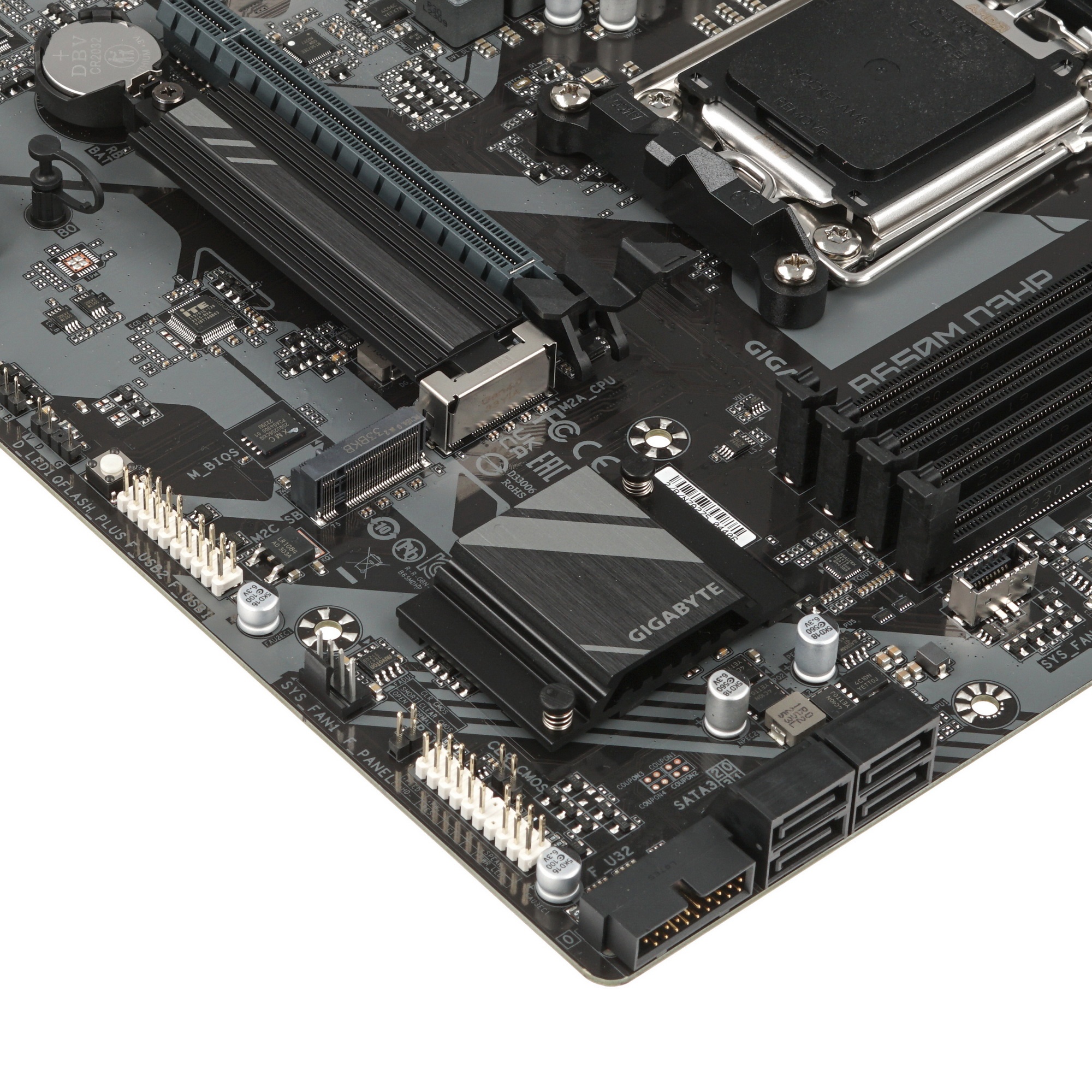 Материнская плата Gigabyte B650M D3HP, AM5, AMD B650, 4xDDR5, 4xSATA, 2xM.2, 1xPCI-E 4.0 x16, 1xPCI-