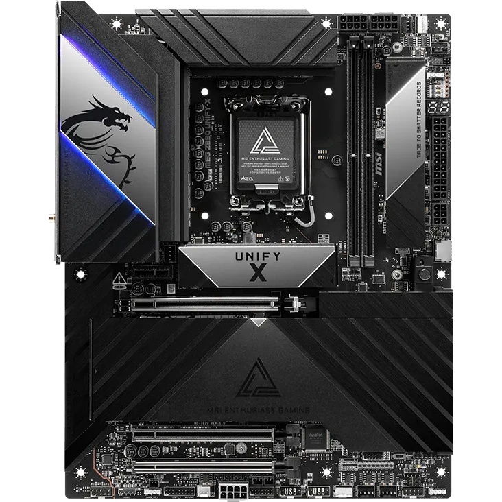 Материнская плата MSI MEG Z890 UNIFY-X Z890, LGA1851, 2*DDR5, 3*PCIEx16, 1*PCIEx1, 6*M.2, 2*TypeC, 8