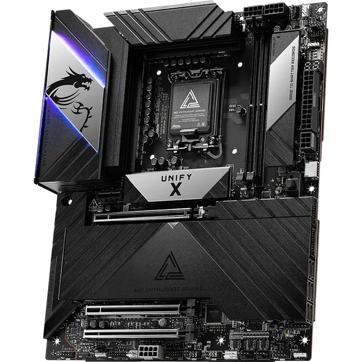 Материнская плата MSI MEG Z890 UNIFY-X Z890, LGA1851, 2*DDR5, 3*PCIEx16, 1*PCIEx1, 6*M.2, 2*TypeC, 8