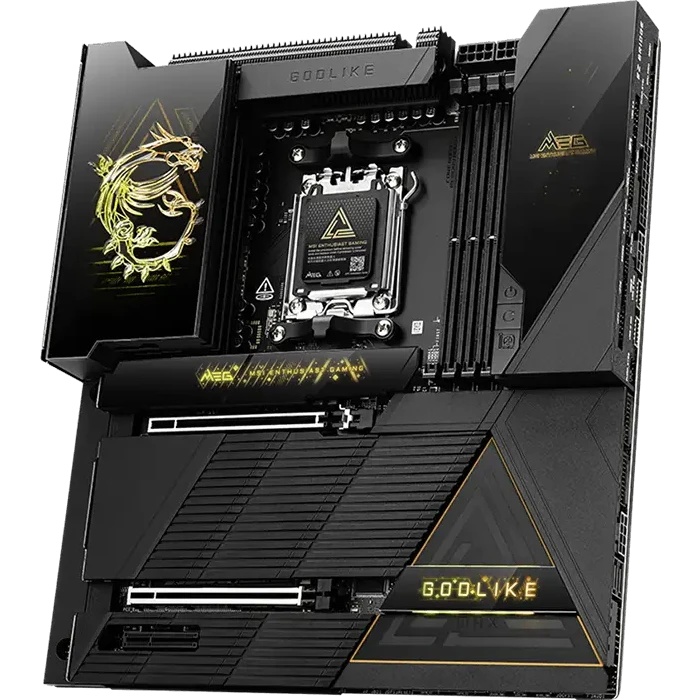 Материнская плата MSI MEG X870E GODLIKE MAX X870E, AM5, 4*DDR5, 2*PCIEx16, 1*PCIEx4, 5*M.2, 5*TypeC,