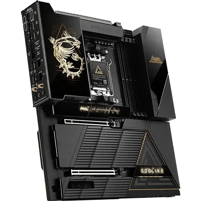 Материнская плата MSI MEG X870E GODLIKE MAX X870E, AM5, 4*DDR5, 2*PCIEx16, 1*PCIEx4, 5*M.2, 5*TypeC,