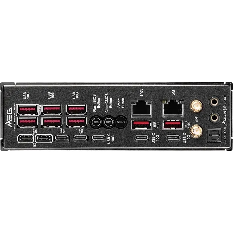 Материнская плата MSI MEG X870E GODLIKE MAX X870E, AM5, 4*DDR5, 2*PCIEx16, 1*PCIEx4, 5*M.2, 5*TypeC,