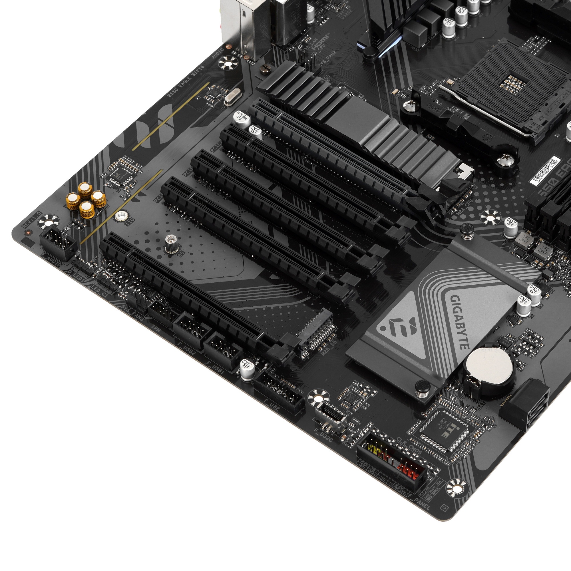 Материнская плата Gigabyte B550 EAGLE WIFI6, AM4, AMD B550, 4xDDR4, 4xSATA, 2xM.2, 1xPCIe 4.0 x16, 4