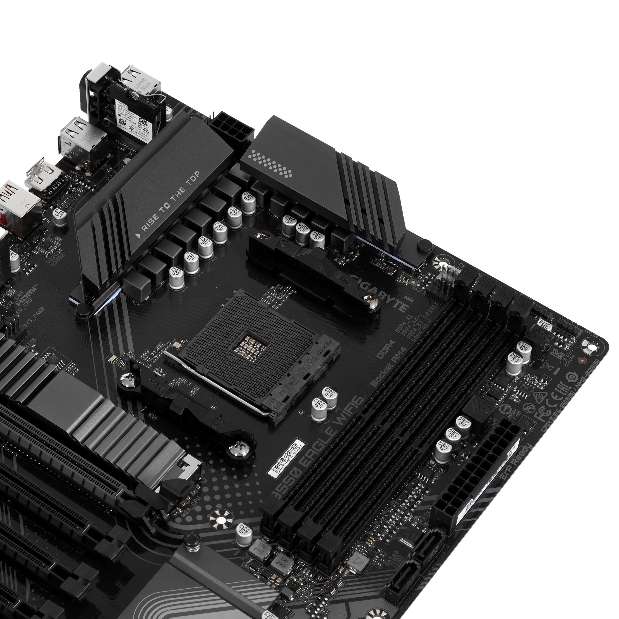 Материнская плата Gigabyte B550 EAGLE WIFI6, AM4, AMD B550, 4xDDR4, 4xSATA, 2xM.2, 1xPCIe 4.0 x16, 4