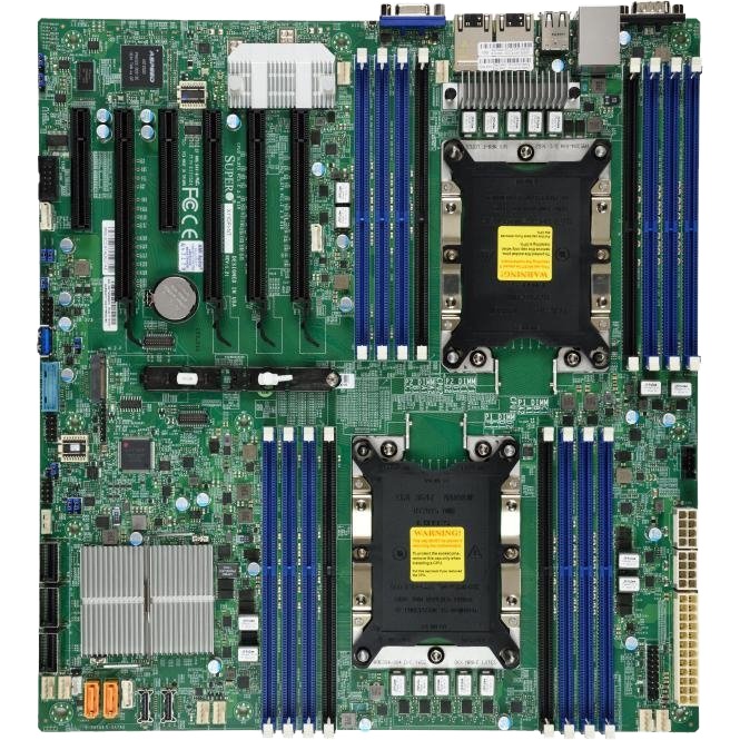 Материнская плата Supermicro X11DPI-N bundle, LGA3647, Intel C621, 16xDDR4, 14xSATA, 1xM.2 PCIe 3.0