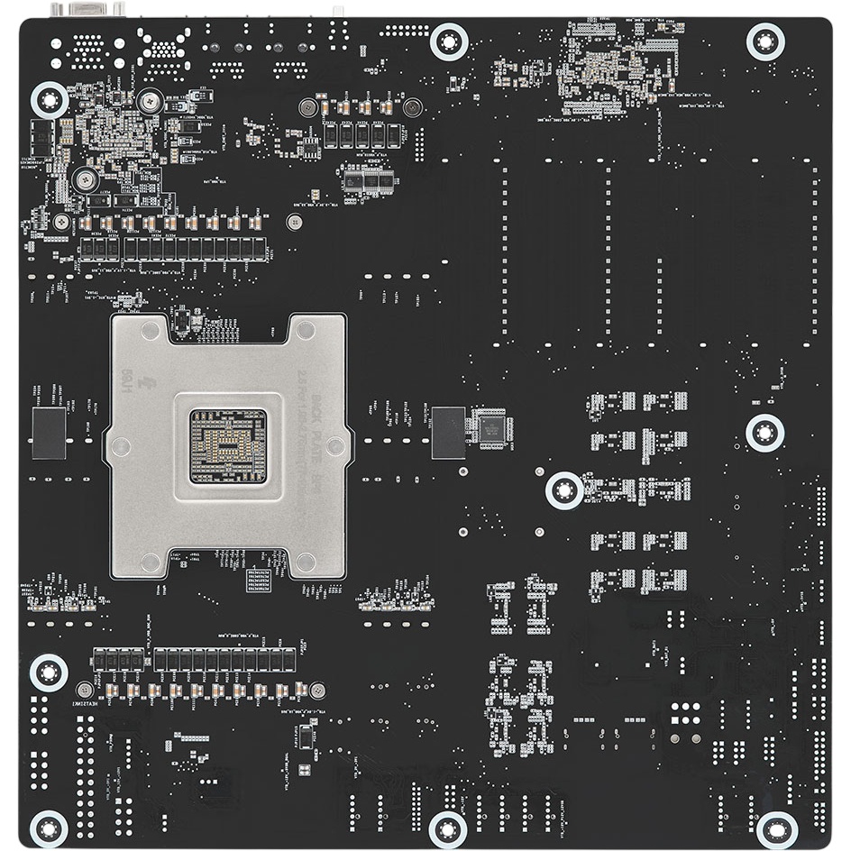 Материнская плата ASRock TURIND8X-2T/500W, SP5, SoC, 8xDDR5 RDIMM, 16xSATA 6Gb/s, 2xM.2 PCIe 5.0, 7x