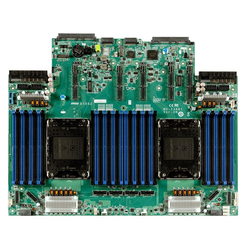 Материнская плата MSI D5062, LGA 4710, SoC, 32xDDR5, 2xM.2 PCIe 5.0, 5xPCIe 5.0 x16 (MXIO), 8xPCIe 5