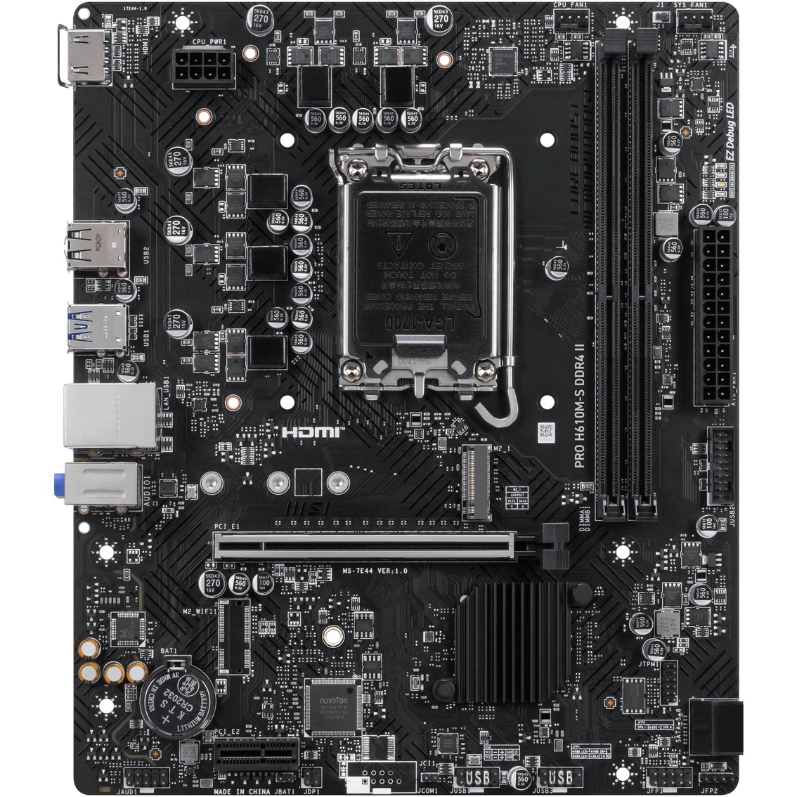 MSI PRO H610M-S DDR4 II