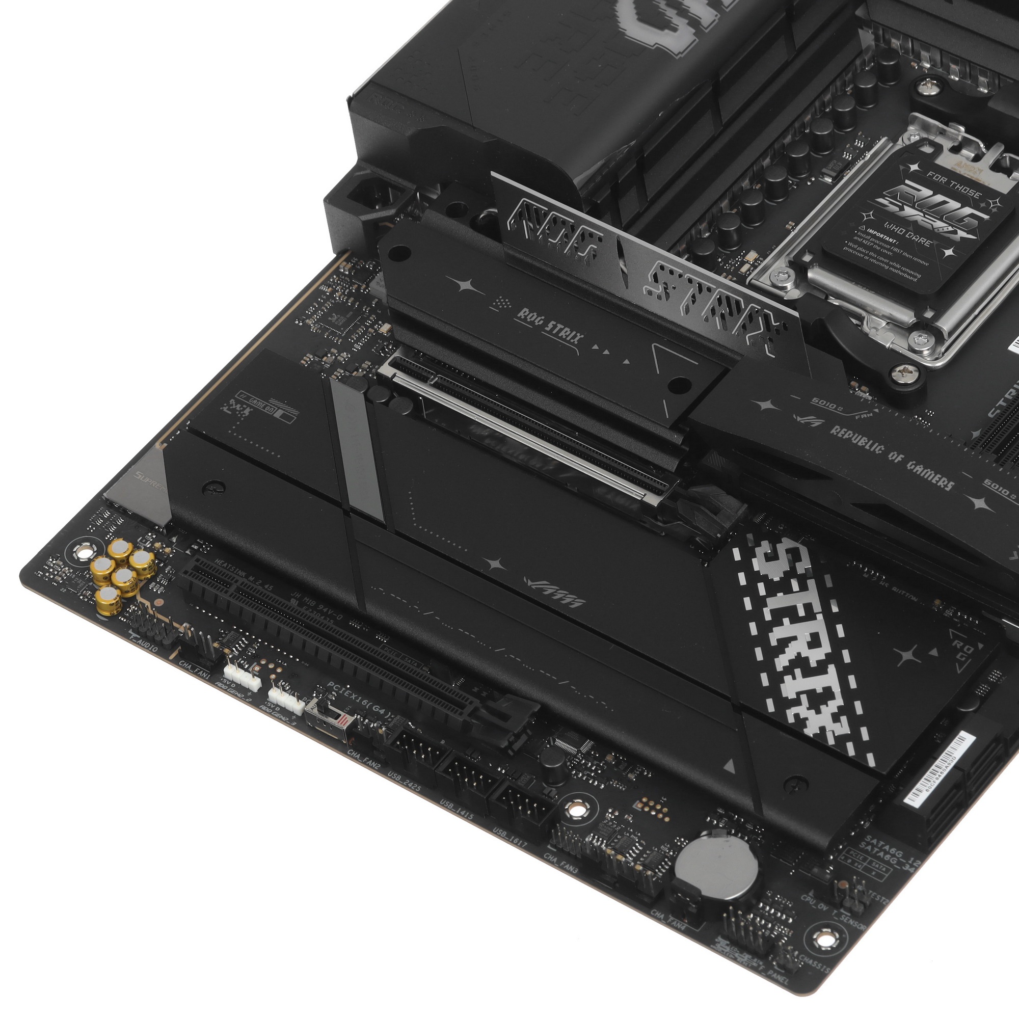 Материнская плата ASUS ROG STRIX X870E-E GAMING WIFI, AM5, AMD X870E, 4xDDR5, 4xSATA, 5xM.2, 1xPCI-E