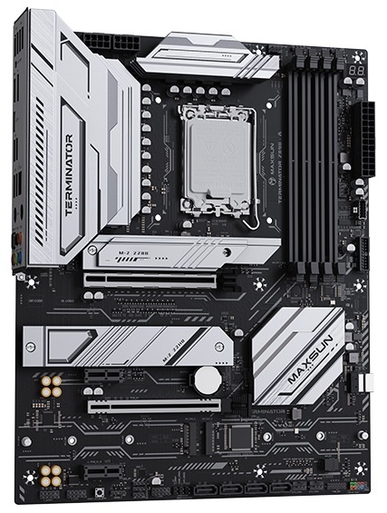 Материнская плата MAXSUN MS-Terminator Z890-A, LGA1851, Z890, 4*DDR5, 4*SATA3, 4*M.2, USB 3.2, USB 2
