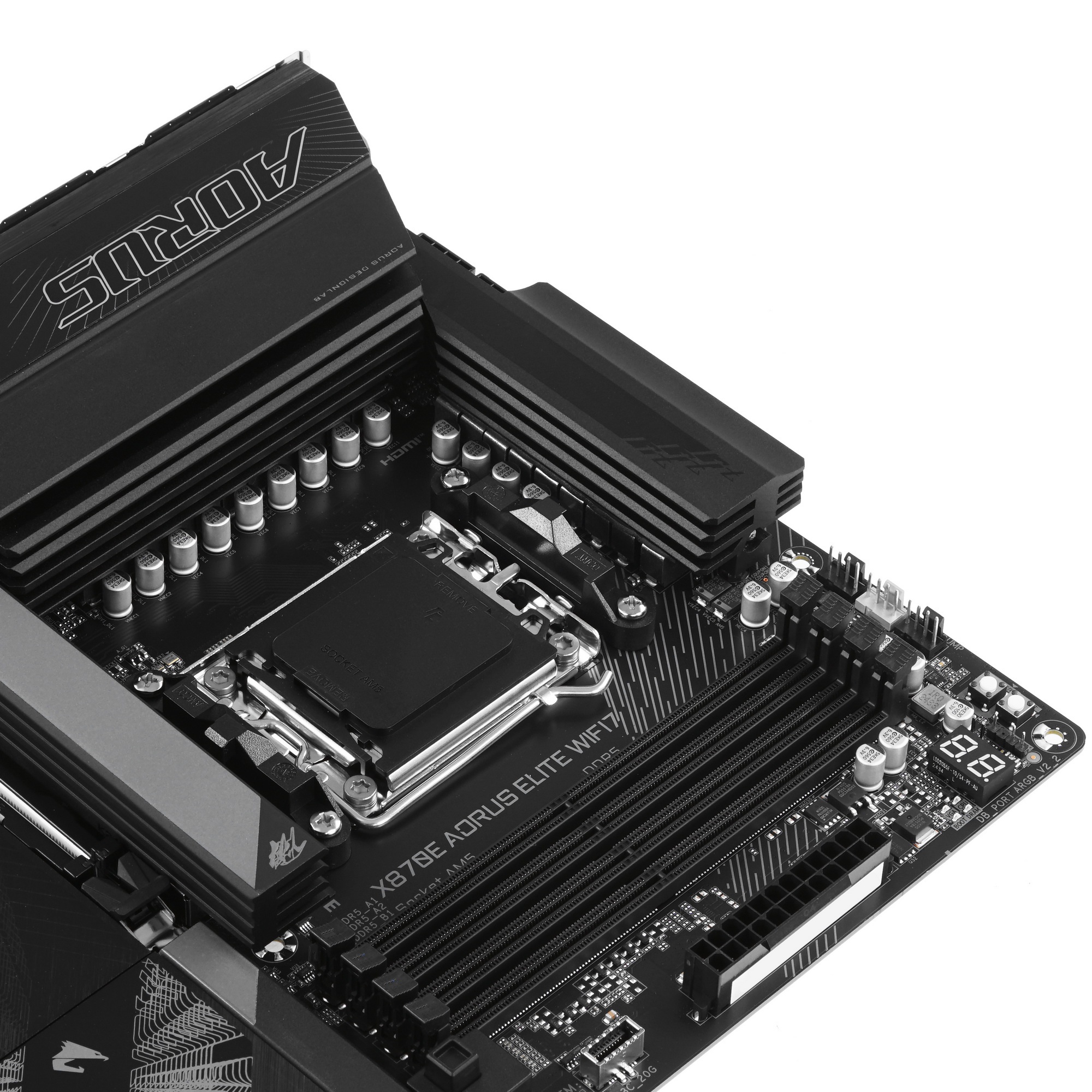 Материнская плата Gigabyte X870E AORUS ELITE WIFI7, AM5, AMD X870E, 4xDDR5, 4xSATA, 4xM.2, 1xPCI-E 5