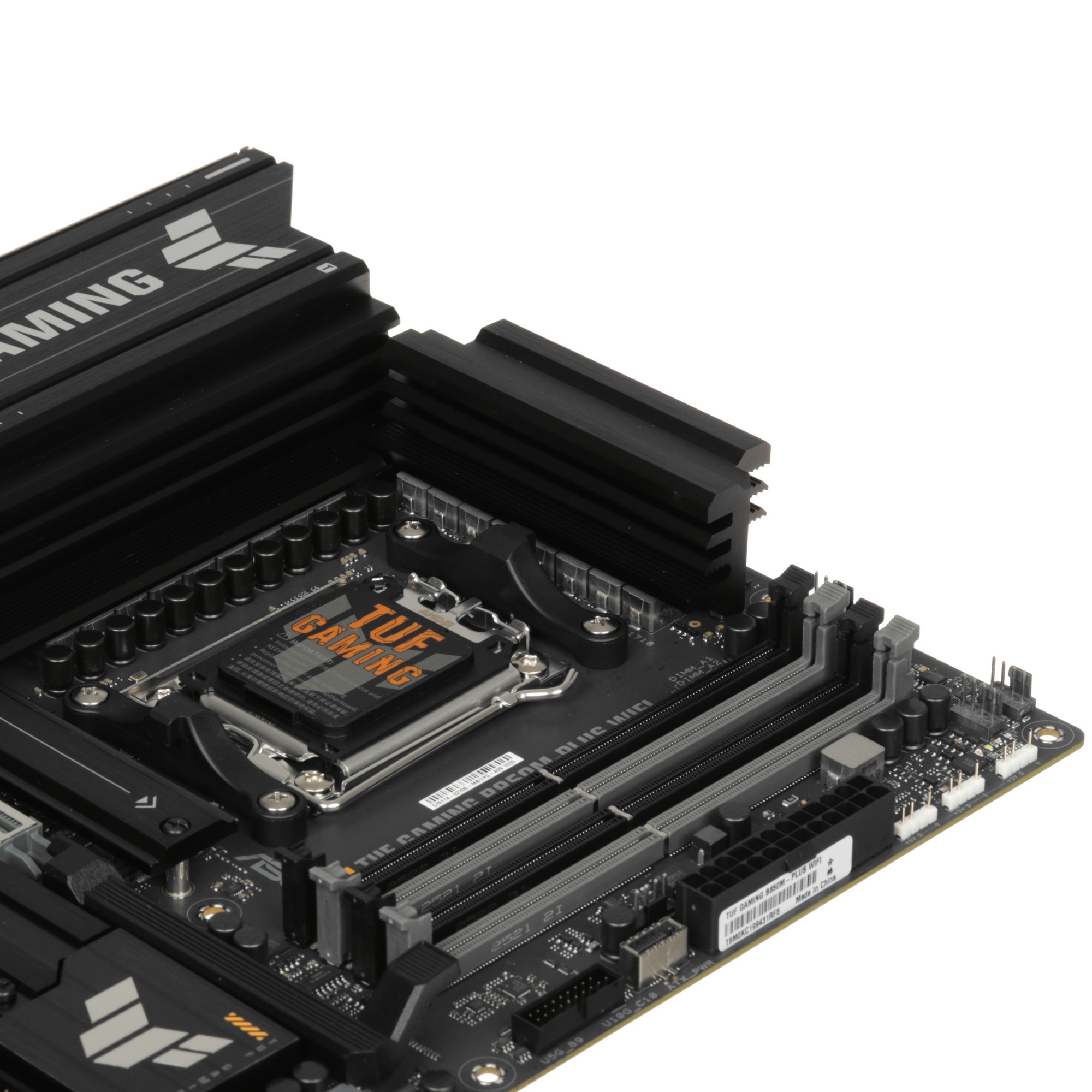 Материнская плата ASUS TUF GAMING B850M-PLUS WIFI, AM5, AMD B850, 4xDDR5, 4xSATA, 3xM.2, 1xPCIe 4.0