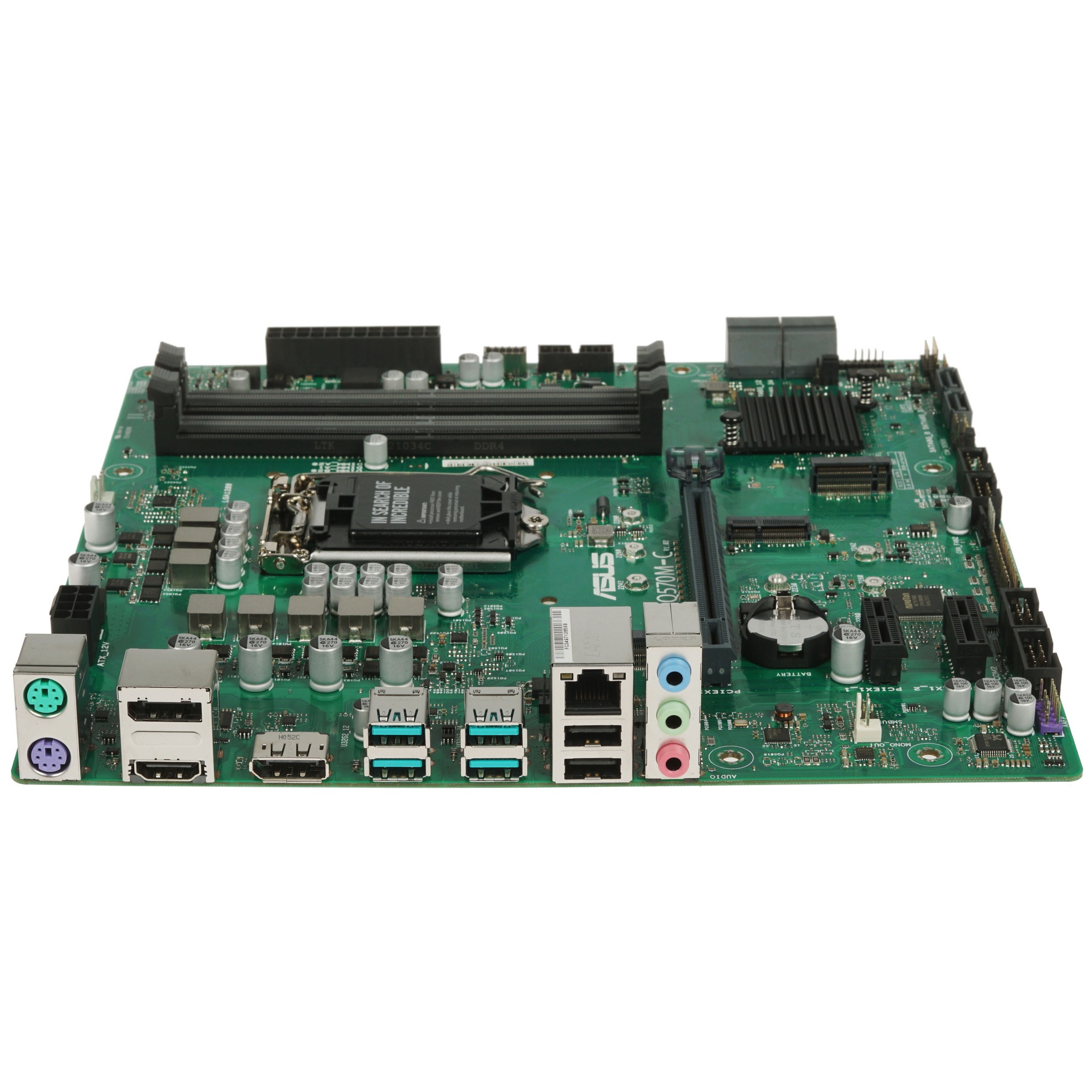 Материнская плата ASUS Pro Q570M-C/CSM, LGA1200, Intel Q570, 4xDDR4, 6xSATA, 2xM.2, 1xPCIe 4.0/3.0 x