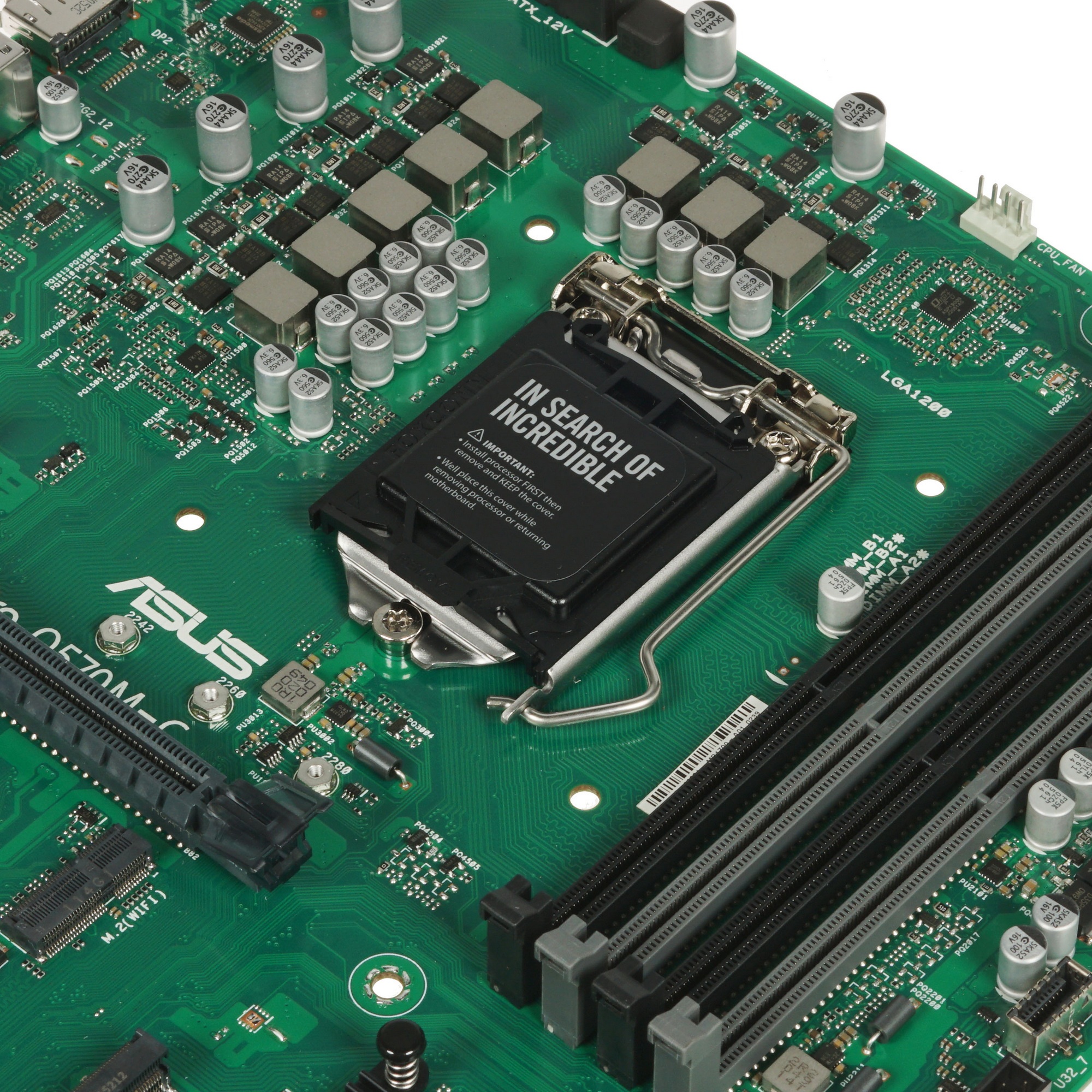 Материнская плата ASUS Pro Q570M-C/CSM, LGA1200, Intel Q570, 4xDDR4, 6xSATA, 2xM.2, 1xPCIe 4.0/3.0 x
