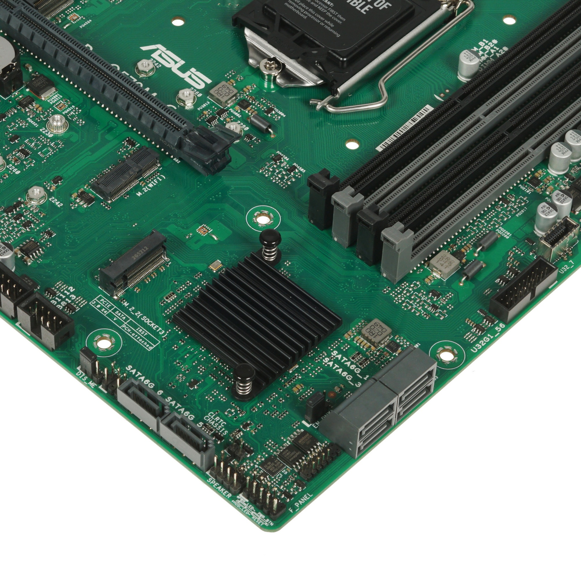 Материнская плата ASUS Pro Q570M-C/CSM, LGA1200, Intel Q570, 4xDDR4, 6xSATA, 2xM.2, 1xPCIe 4.0/3.0 x