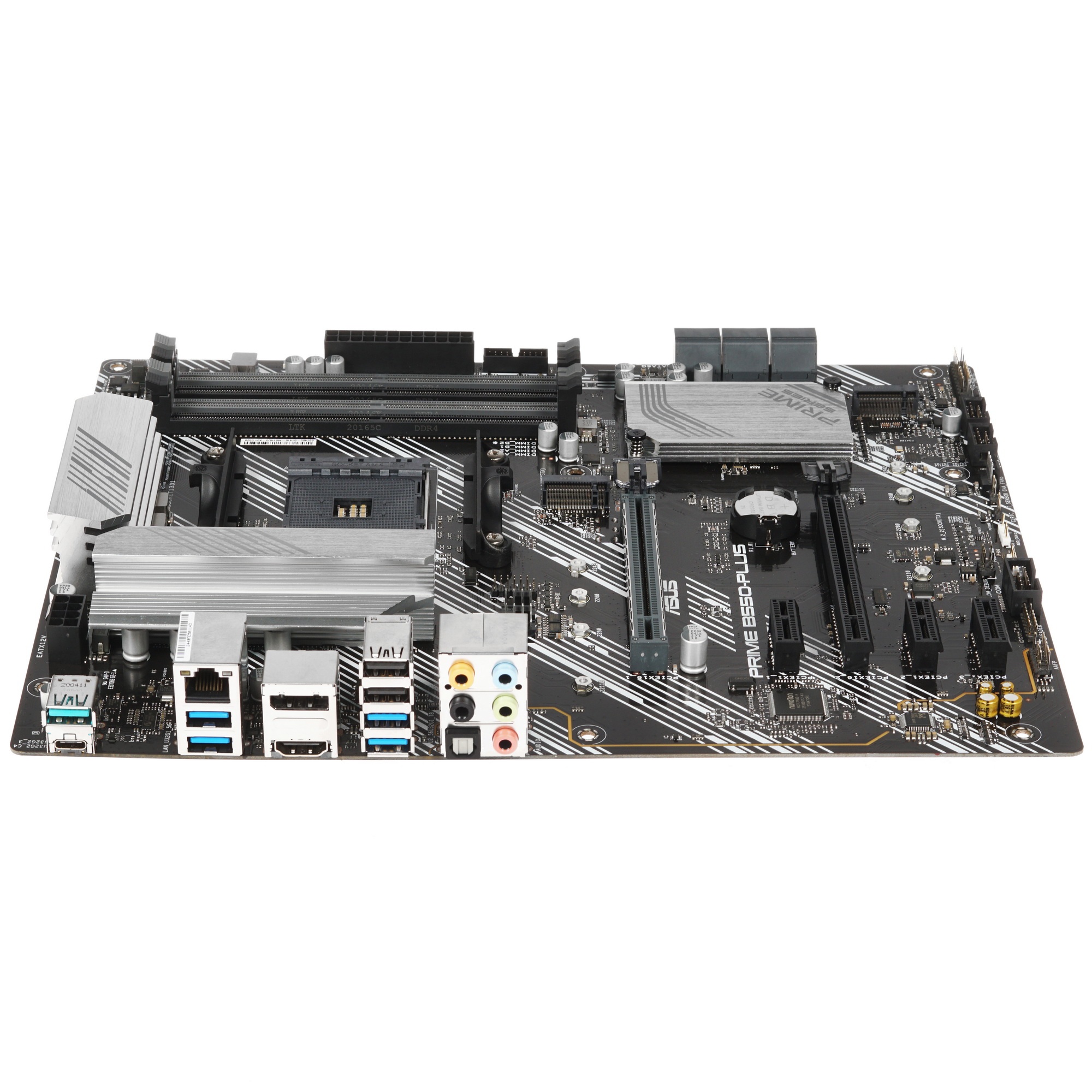 Материнская плата ASUS PRIME B550-PLUS, AM4, AMD B550, 4xDDR4, 6xSATA, 2xM.2, 1xPCIe 3.0 x16, 1xPCIe
