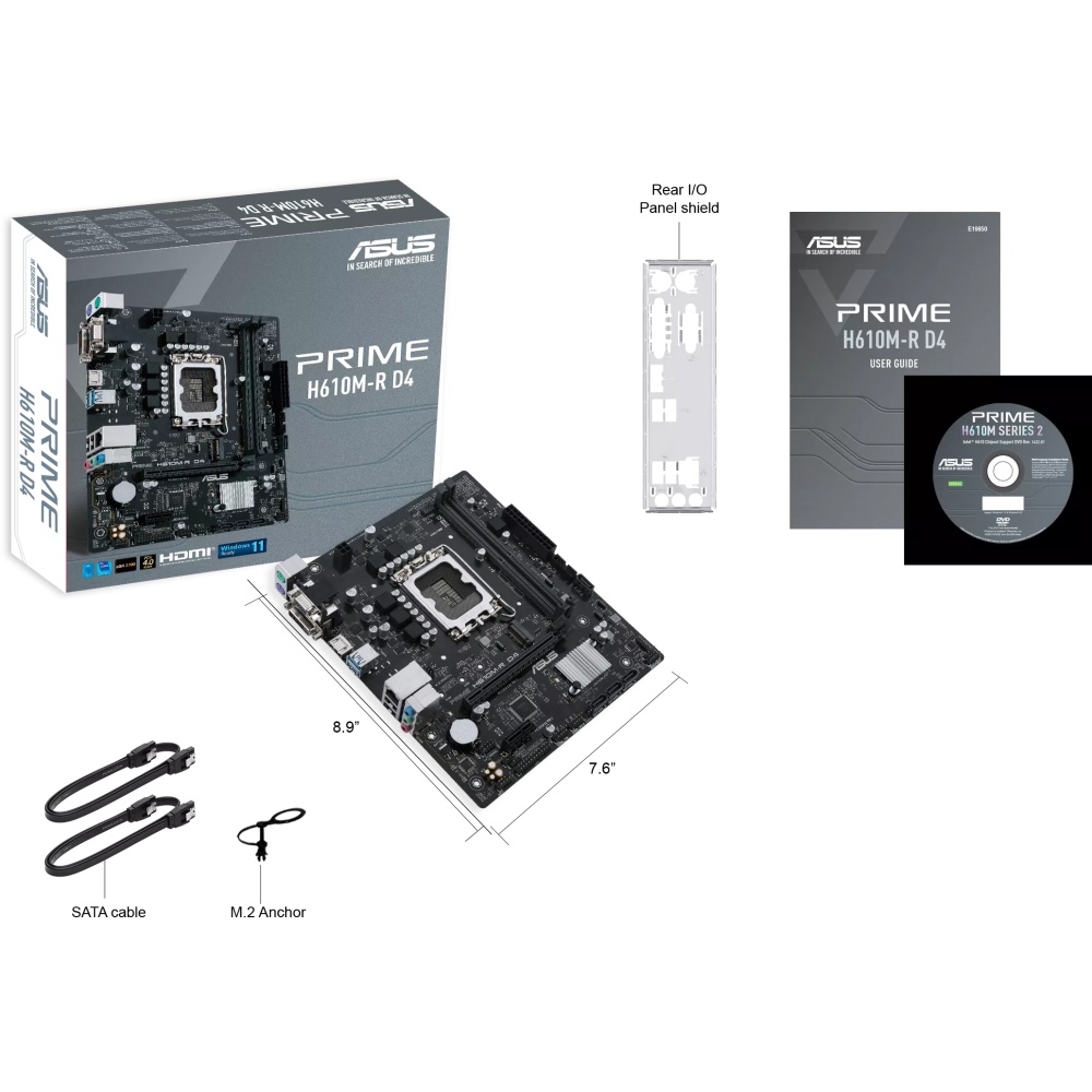 ASUS PRIME H610M-R D4-SI