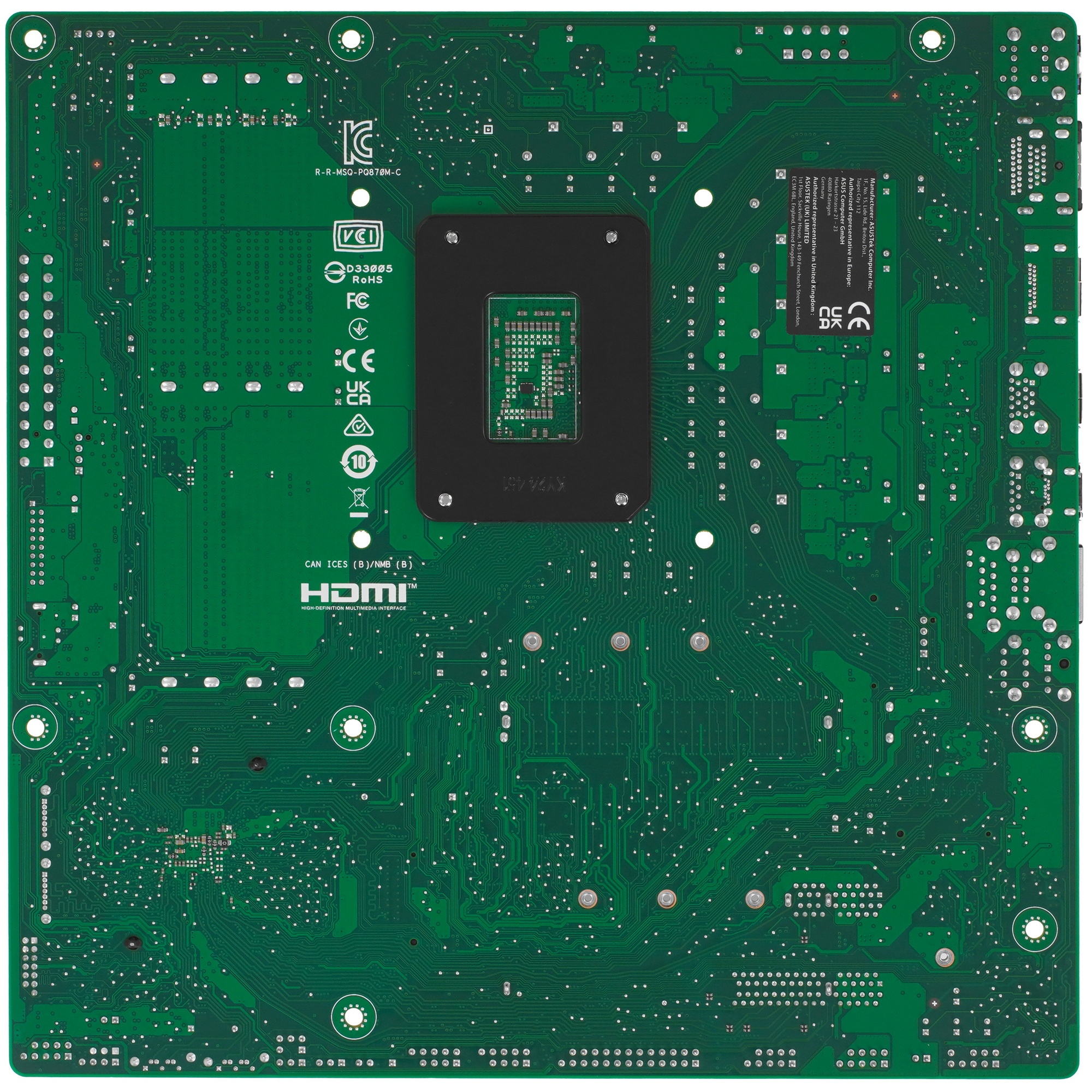 Материнская плата ASUS PRO Q870M-C-CSM, LGA1851, Q870, 4*DDR5, 4*SATA, 2*M.2, 3*USB 3.2, 2*USB 2.0,