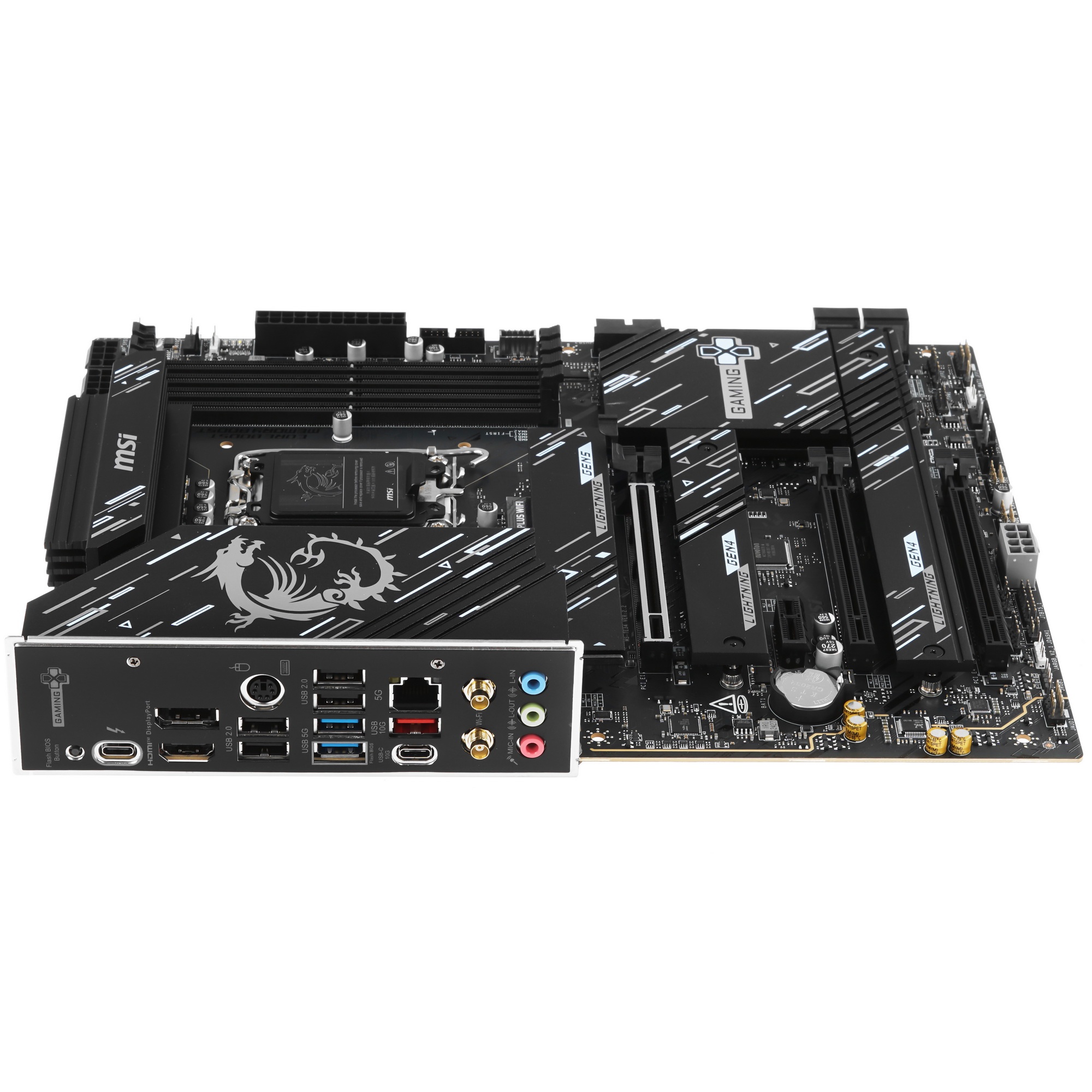 Материнская плата MSI Z890 GAMING PLUS WIFI, LGA 1851, Intel Z890, 4xDDR5, 4xSATA, 4xM.2, 1xPCIe 5.0