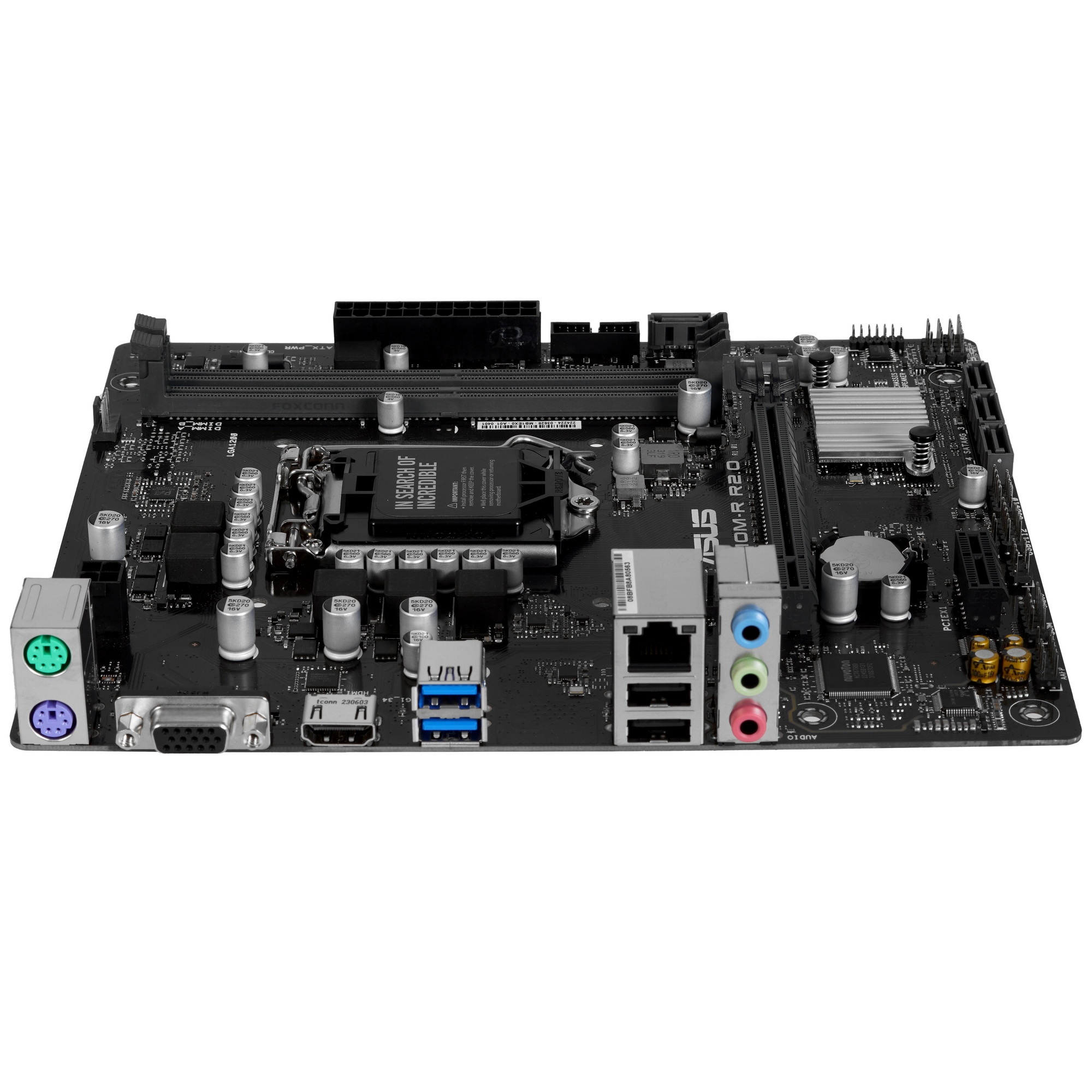 Материнская плата ASUS PRIME H510M-R R2.0-SI, LGA 1200, Intel H470, 2xDDR4, 4xSATA, 1xPCIe 4.0 x16,