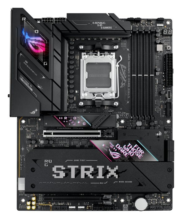 Материнская плата ASUS ROG STRIX B850-E GAMING WIFI, AM5, AMD B850, 4xDDR5, 4xSATA, 5xM.2, 1xPCI-E 5
