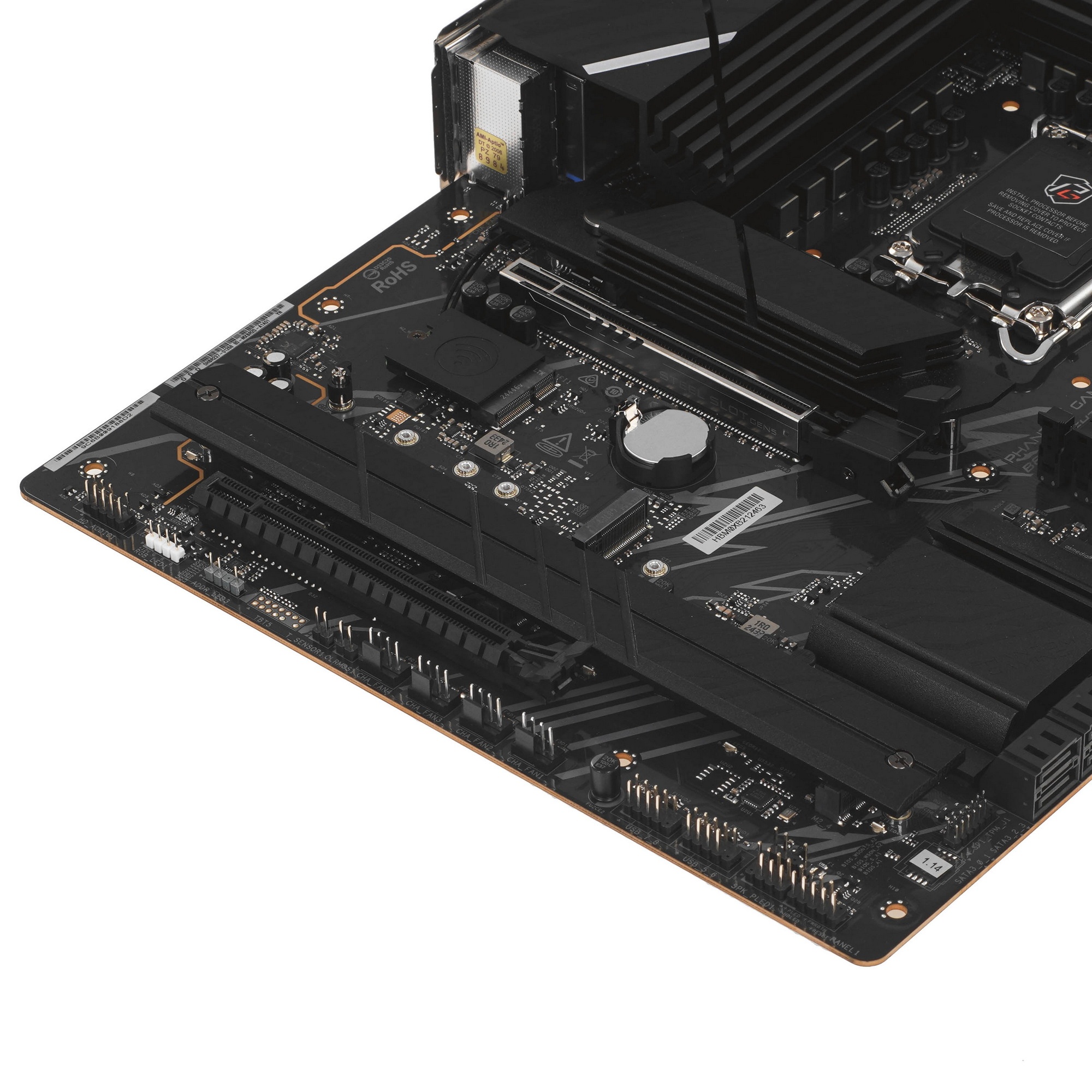 Материнская плата ASRock Phantom Gaming B860 Lightning WiFi, LGA 1851, Intel B860, 4xDDR5, 4xSATA, 4