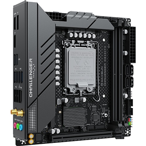 Материнская плата MAXSUN MS-Challenger H810ITX WIFI, B810, LGA1851,  2*DDR5, 2*SATA3, 2*M.2, USB 3.2