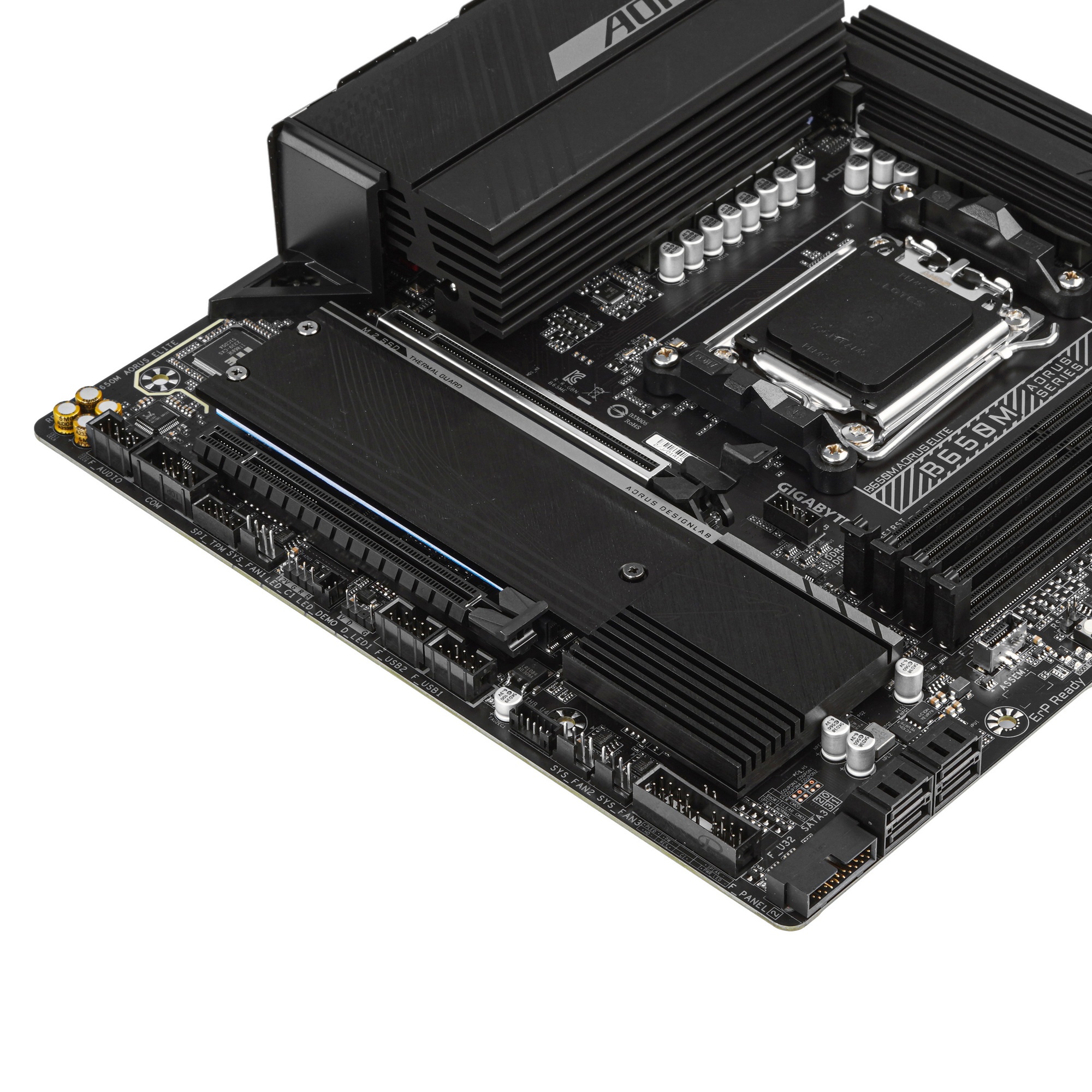 Материнская плата Gigabyte B650M AORUS ELITE, Socket AM5, AMD B650, 4xDDR5, 4xSATA, 2xM.2, 1xPCI-E 4