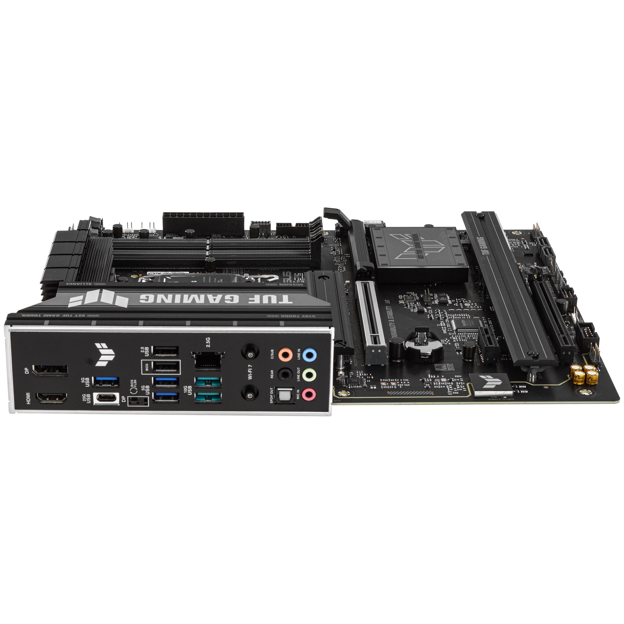 Материнская плата ASUS TUF GAMING B860-PLUS WIFI, LGA 1851, Intel B860, 4xDDR5, 4xSATA, 3xM.2, 1xPCI
