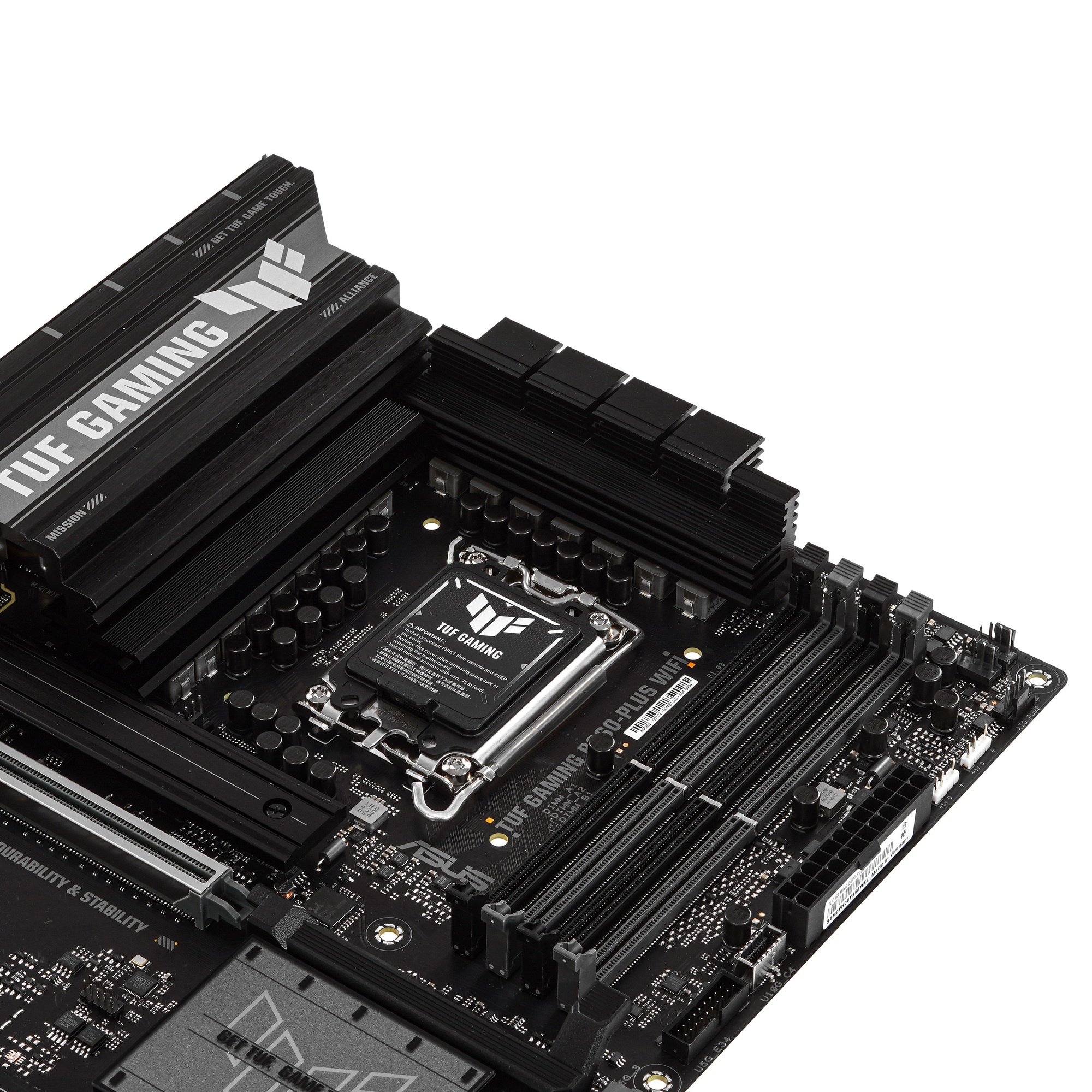Материнская плата ASUS TUF GAMING B860-PLUS WIFI, LGA 1851, Intel B860, 4xDDR5, 4xSATA, 3xM.2, 1xPCI