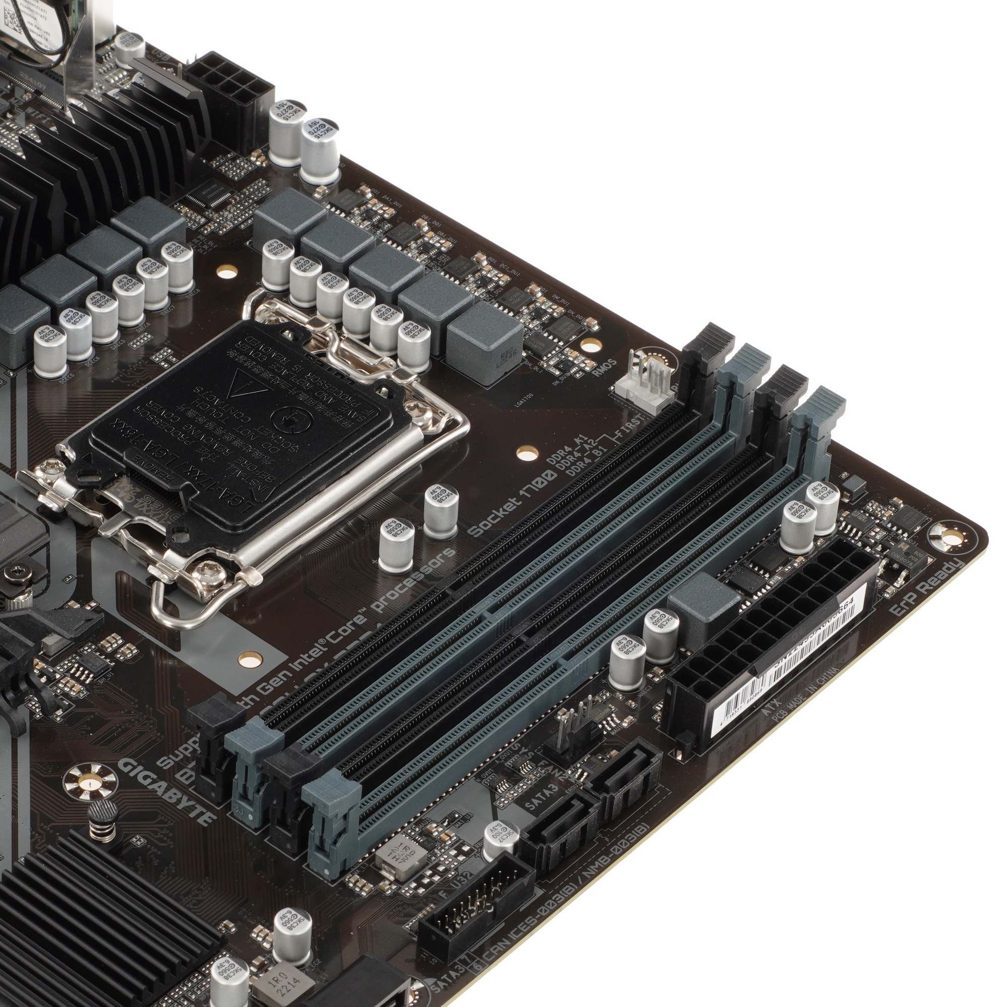 Материнская плата Gigabyte B760M DS3H AX DDR4, LGA 1700, Intel B760, 4xDDR4, 4xSATA, 2xM.2, 1xPCI-E