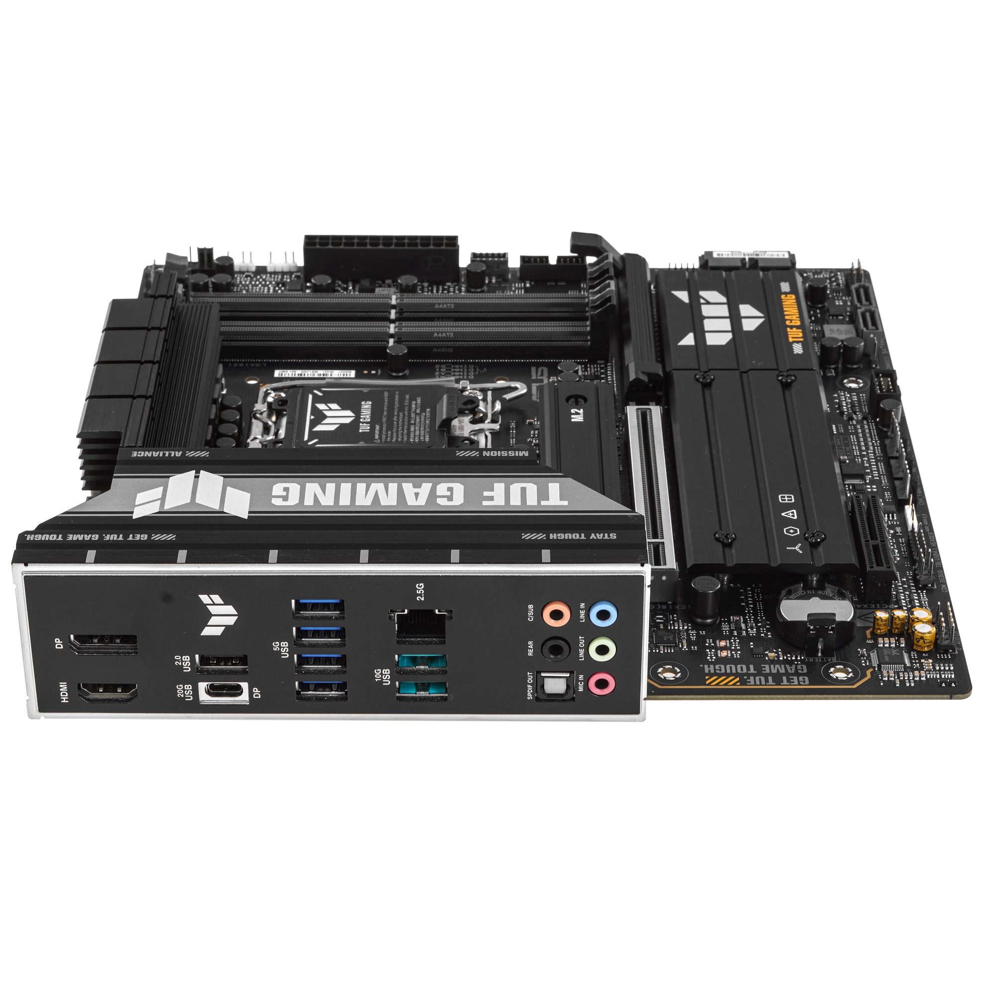 Материнская плата ASUS TUF GAMING B860M-PLUS, LGA 1851, Intel B860, 4xDDR5, 4xSATA, 3xM.2, 1xPCIe 5.