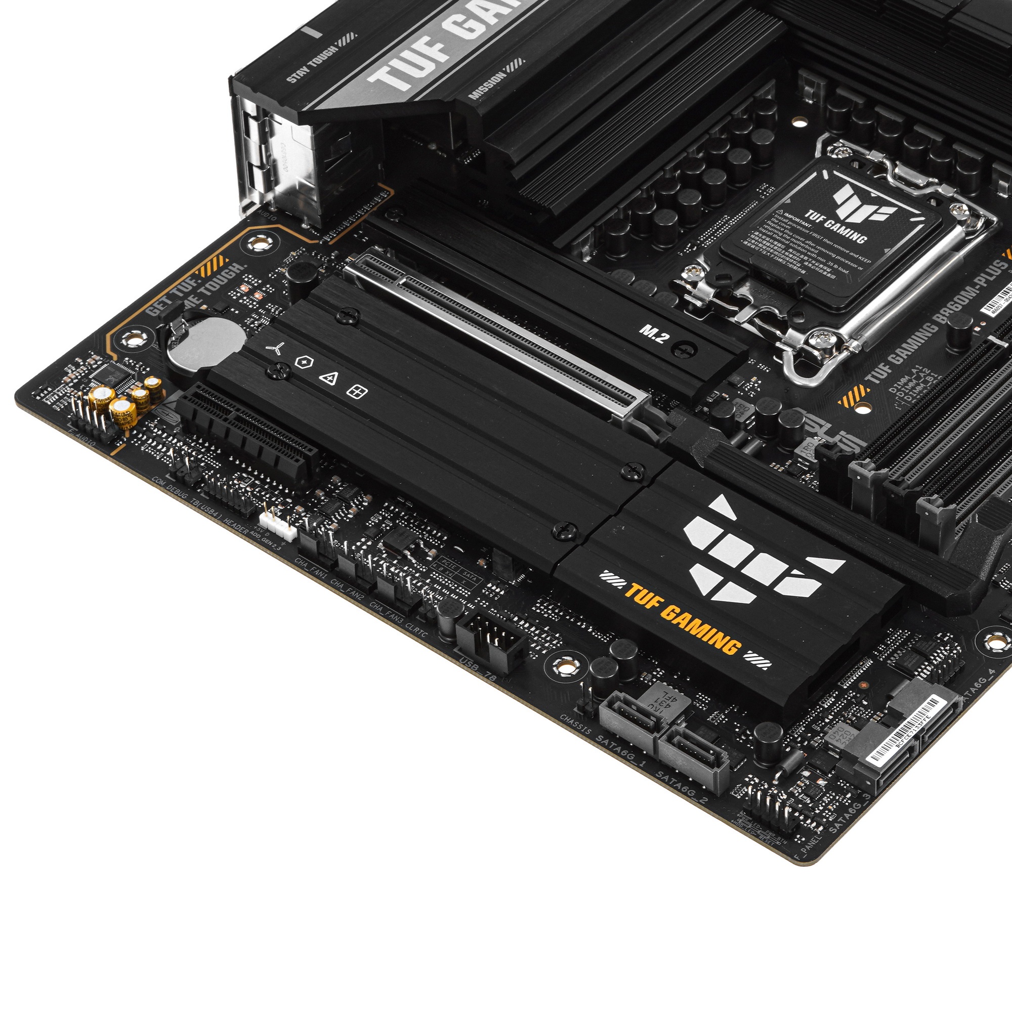 Материнская плата ASUS TUF GAMING B860M-PLUS, LGA 1851, Intel B860, 4xDDR5, 4xSATA, 3xM.2, 1xPCIe 5.