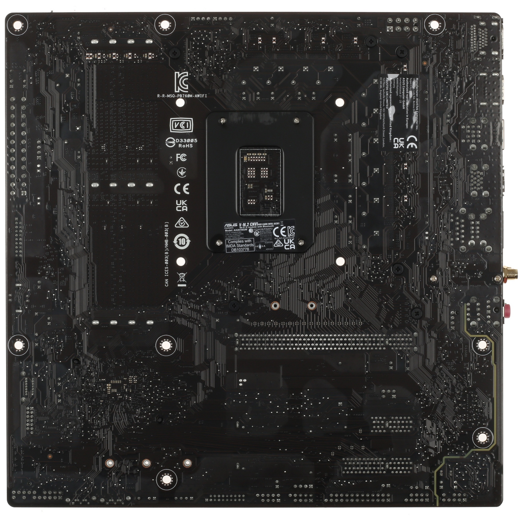 Материнская плата ASUS PRIME B760M-A WIFI, LGA 1700, Intel B760, 4xDDR5, 4xSATA, 2xM.2, 1xPCIe 4.0 x