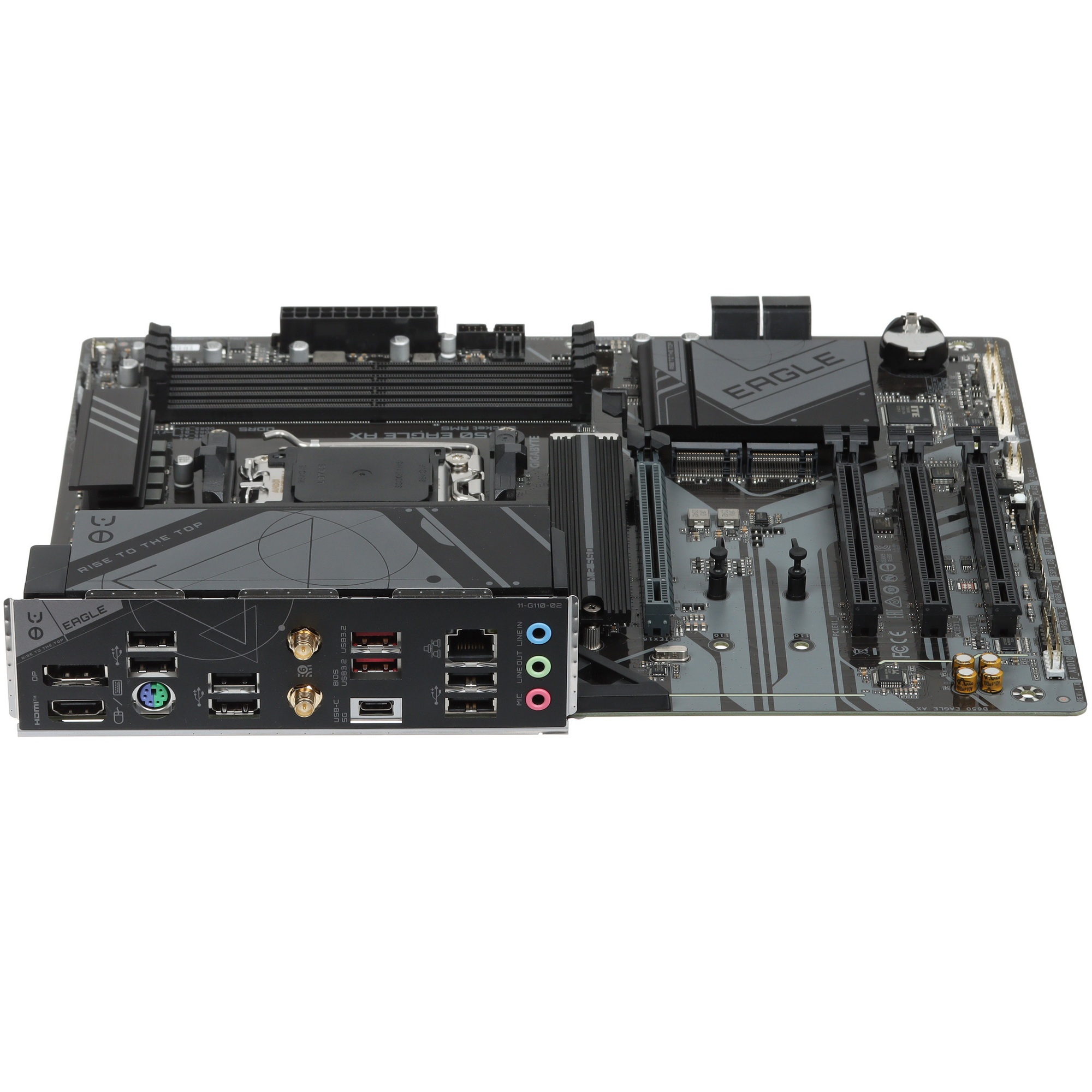 Материнская плата GIGABYTE B650 EAGLE AX, AM5, AMD B650, 4xDDR5, 4xSATA, 3xM.2, 1xPCI-E 4.0 x16, 3xP