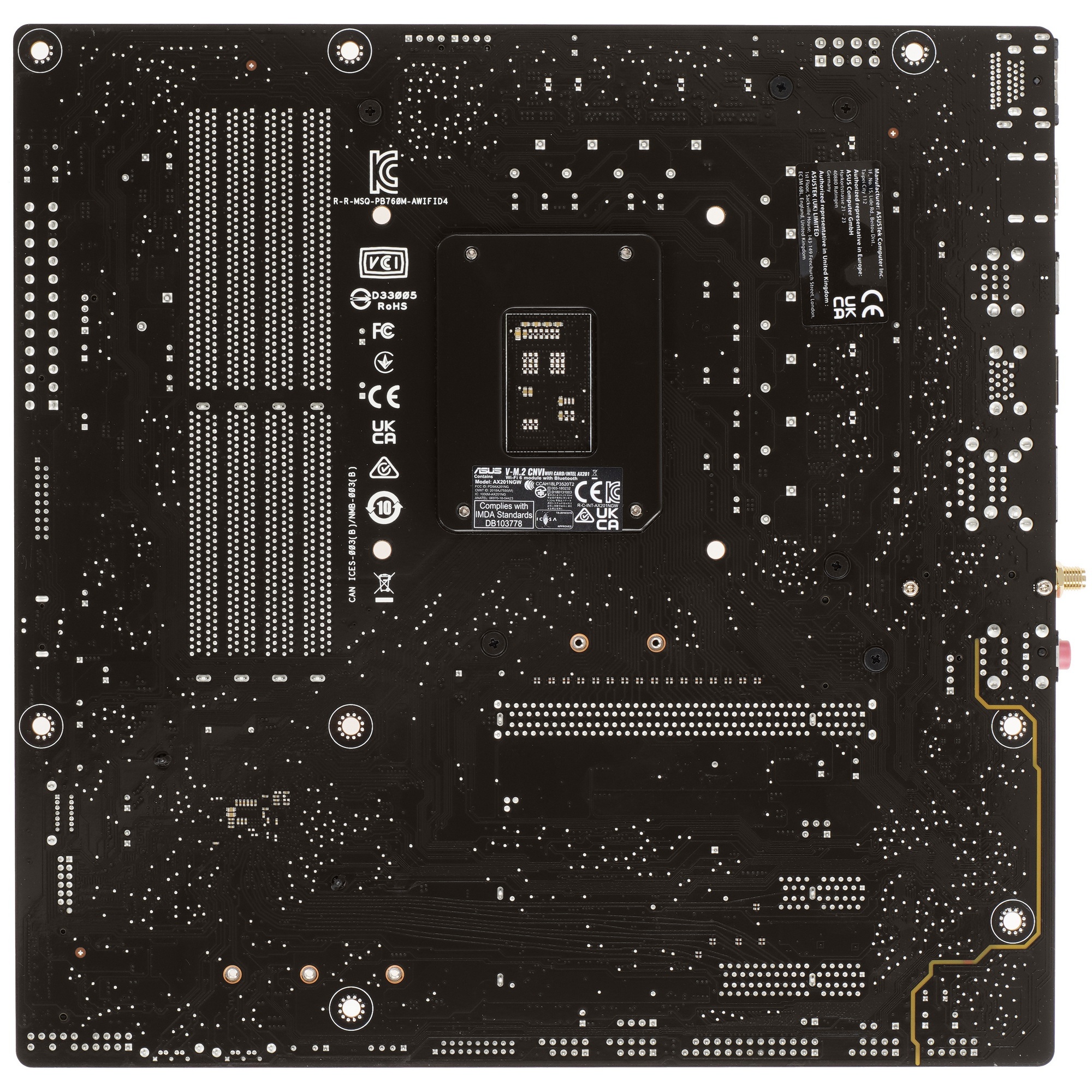 Материнская плата ASUS PRIME B760M-A WIFI D4, LGA 1700, Intel B760, 4xDDR4, 4xSATA, 2xM.2, 1xPCIe 4.