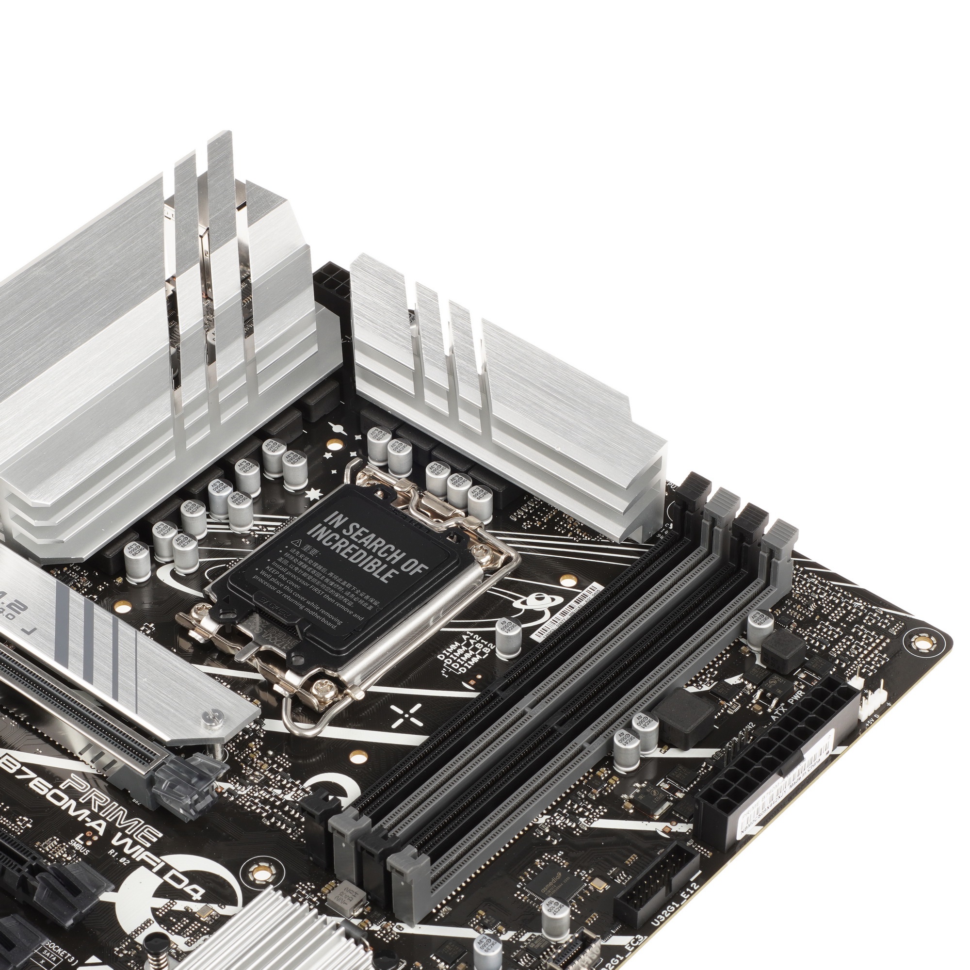 Материнская плата ASUS PRIME B760M-A WIFI D4, LGA 1700, Intel B760, 4xDDR4, 4xSATA, 2xM.2, 1xPCIe 4.