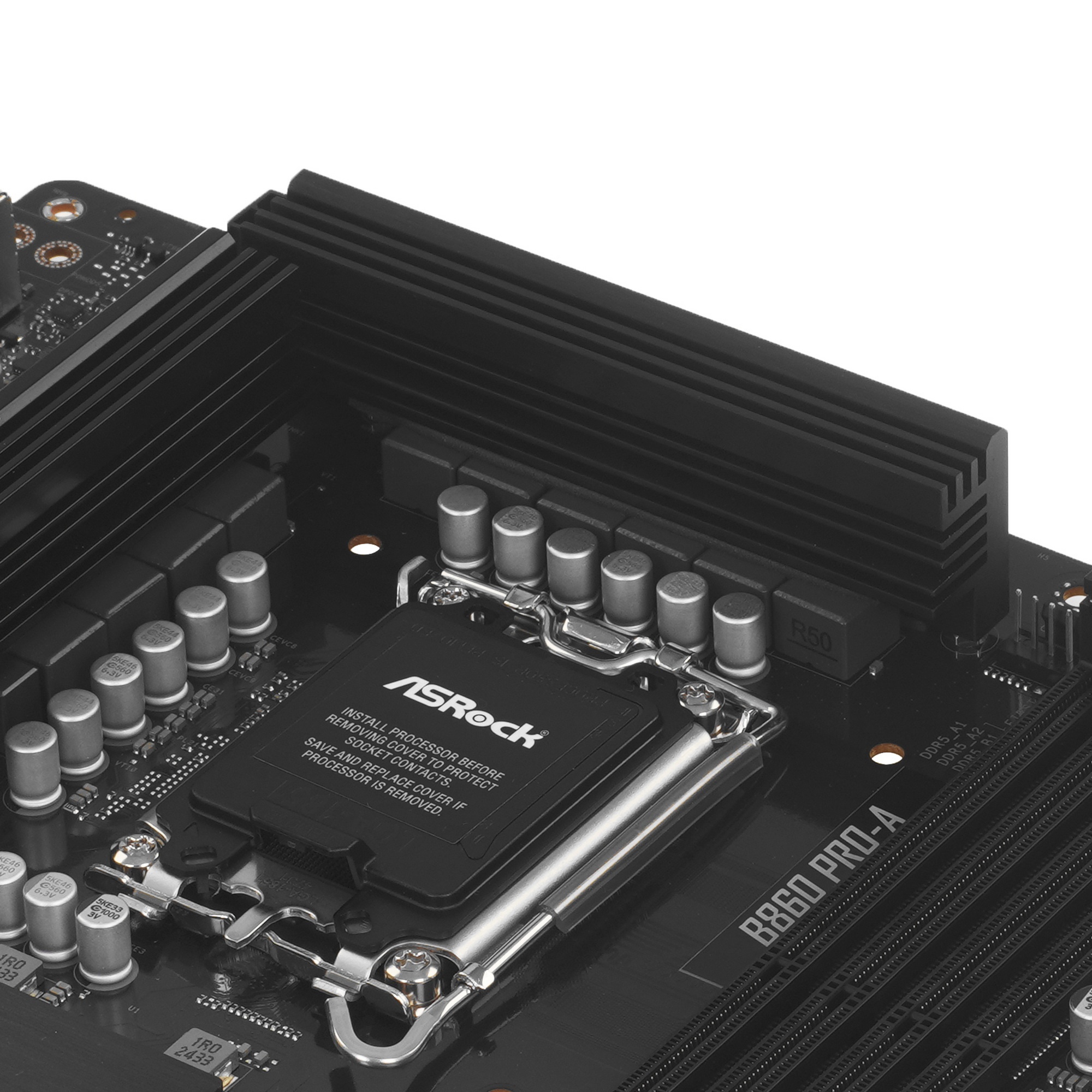 Материнская плата ASRock B860 Pro-A, LGA 1851, Intel B860, 4xDDR5, 4xSATA, 3xM.2, 1xPCIe 5.0 x16, 1x