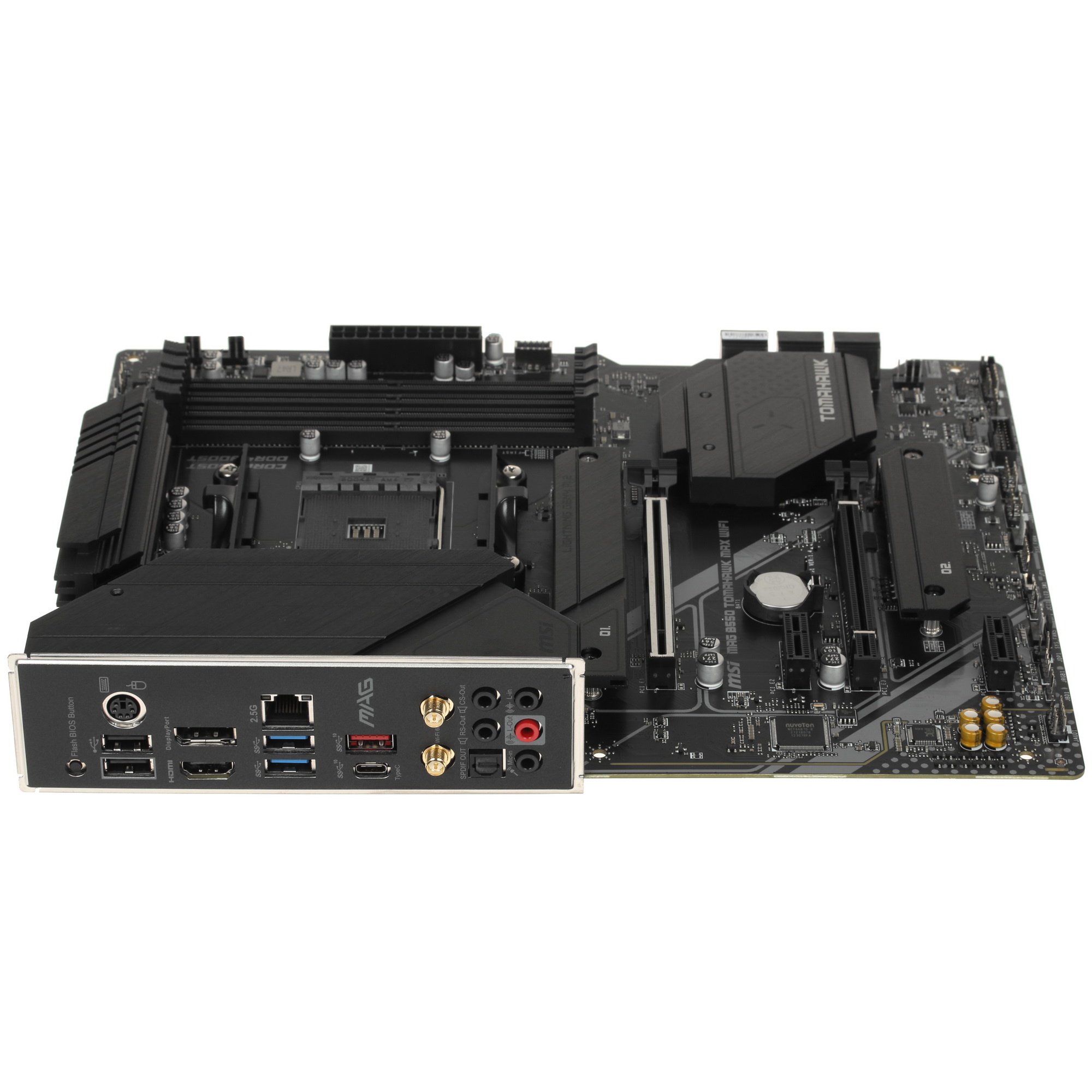 Материнская плата MSI MAG B550 TOMAHAWK MAX WIFI, AM4, AMD B550, 4xDDR4, 6xSATA, 2xM.2, 1xPCI-E 4.0