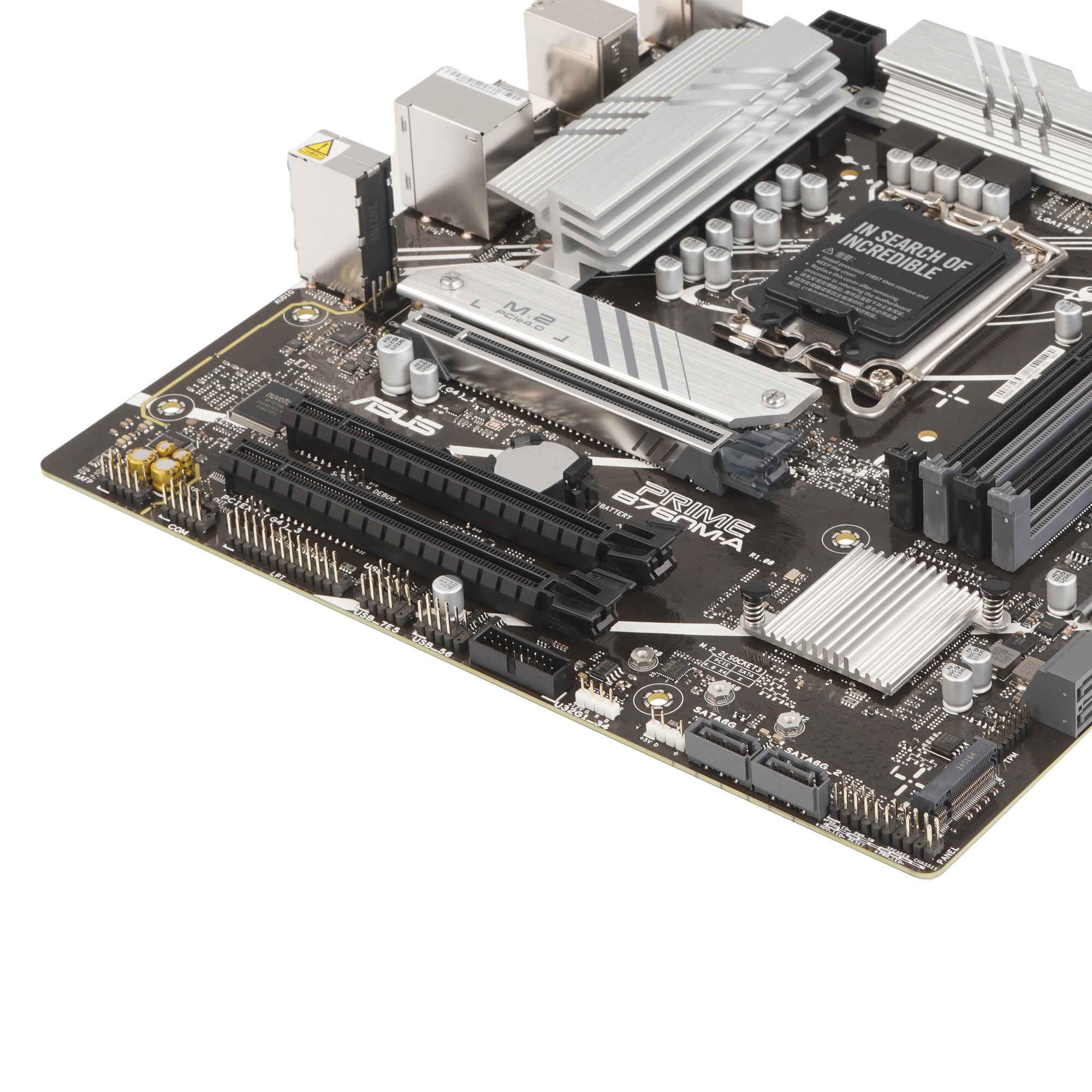 Материнская плата ASUS PRIME B760M-A-CSM, Socket LGA 1700, Intel B760, 4xDDR5, 4xSATA, 2xM.2, 1xPCIe