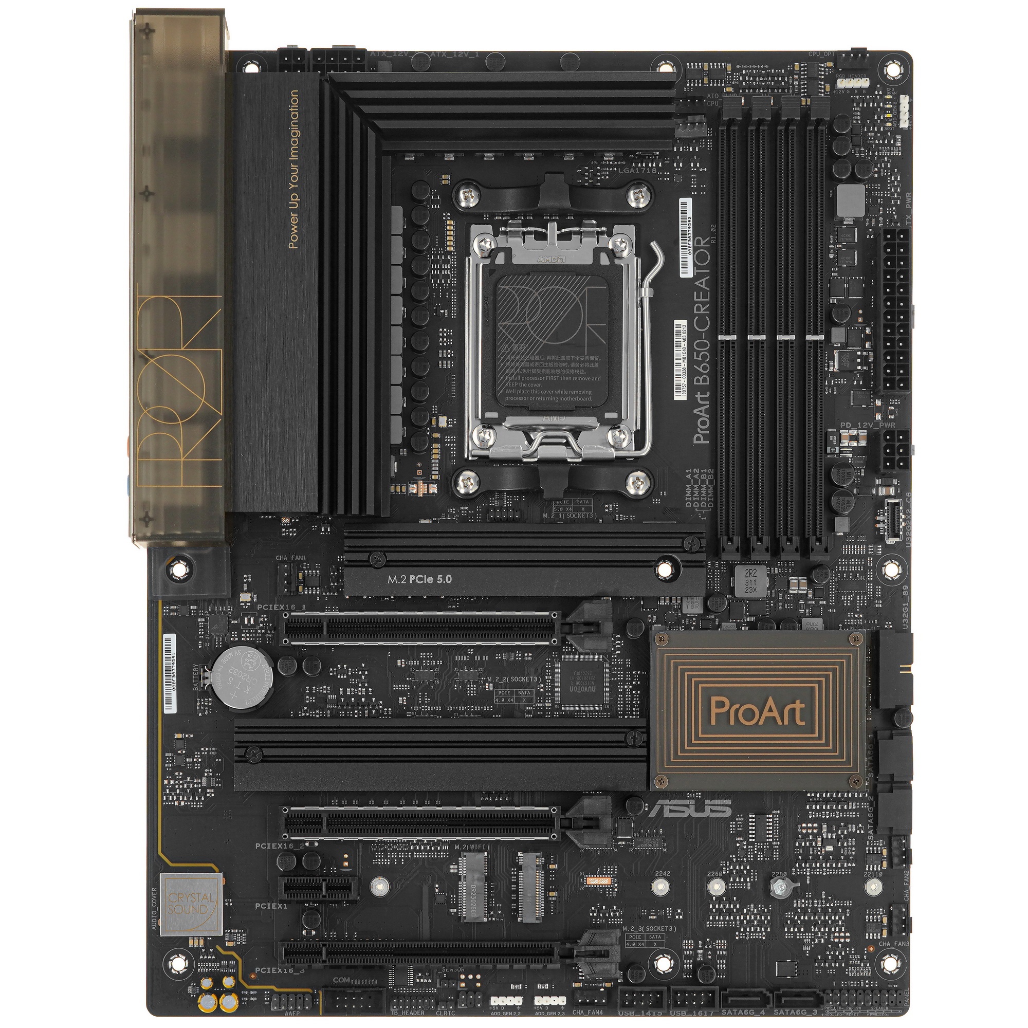 Материнская плата ASUS ProArt B650-CREATOR, AM5, AMD B650, 4xDDR5, 4xSATA, 3xM.2, 1xPCIe 4.0 x16, 1x