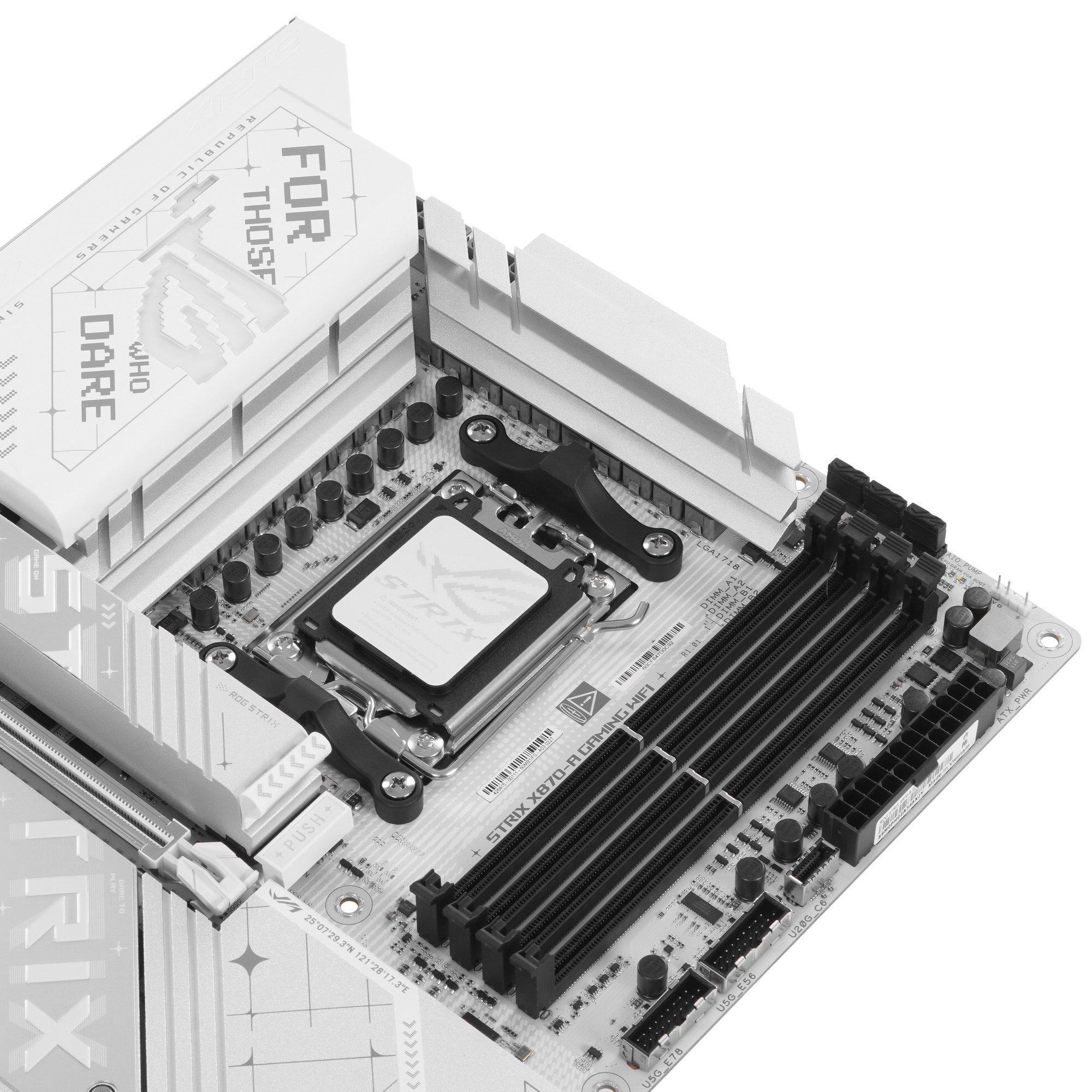 Материнская плата ASUS ROG STRIX X870-A GAMING WIFI, AM5, AMD X870, 4xDDR5, 2xSATA, 4xM.2, 1xPCI-E 4