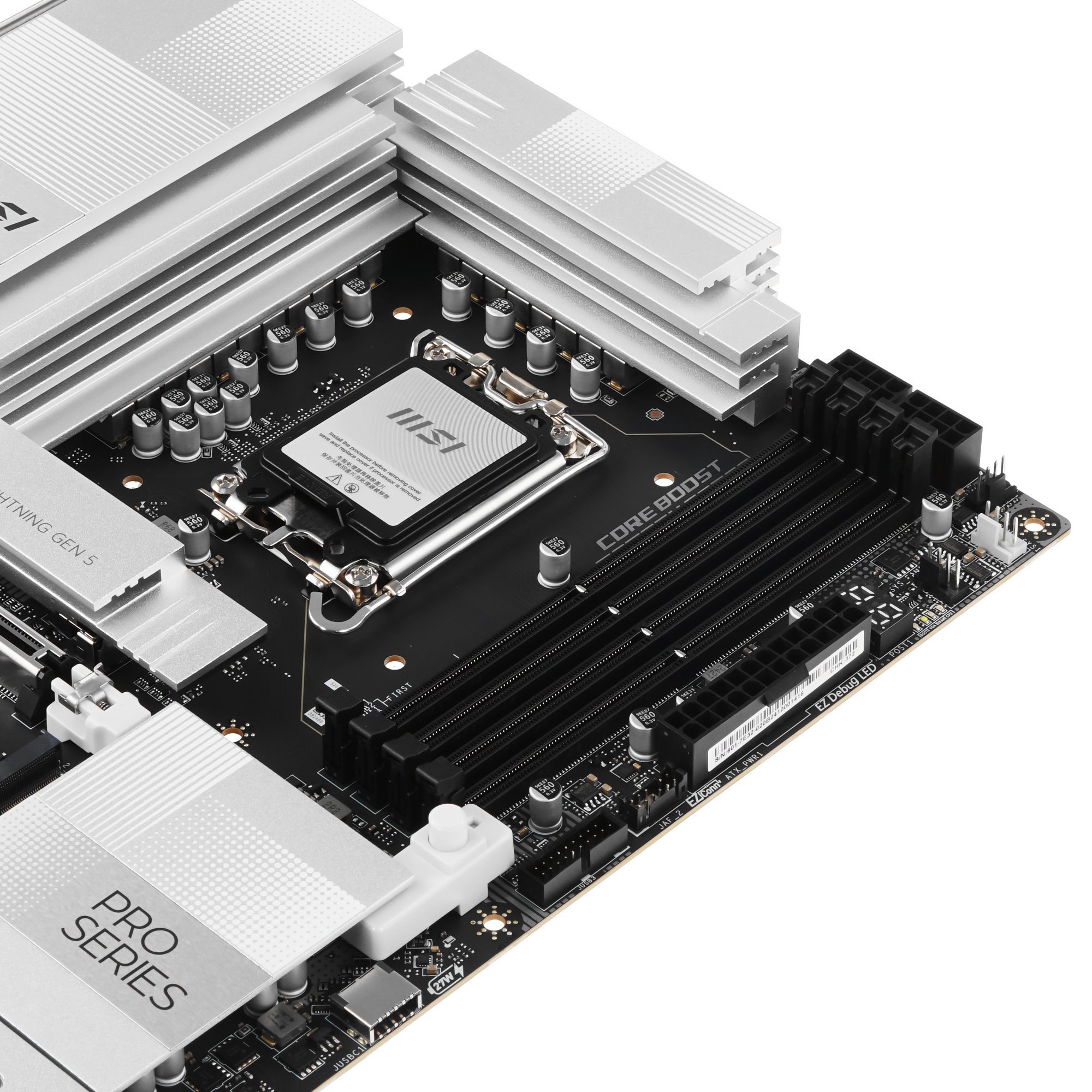 Материнская плата MSI PRO Z890-A WIFI, LGA 1851, Intel Z890, 4xDDR5, 4xSATA, 4xM.2, 1xPCIe 5.0 x16,