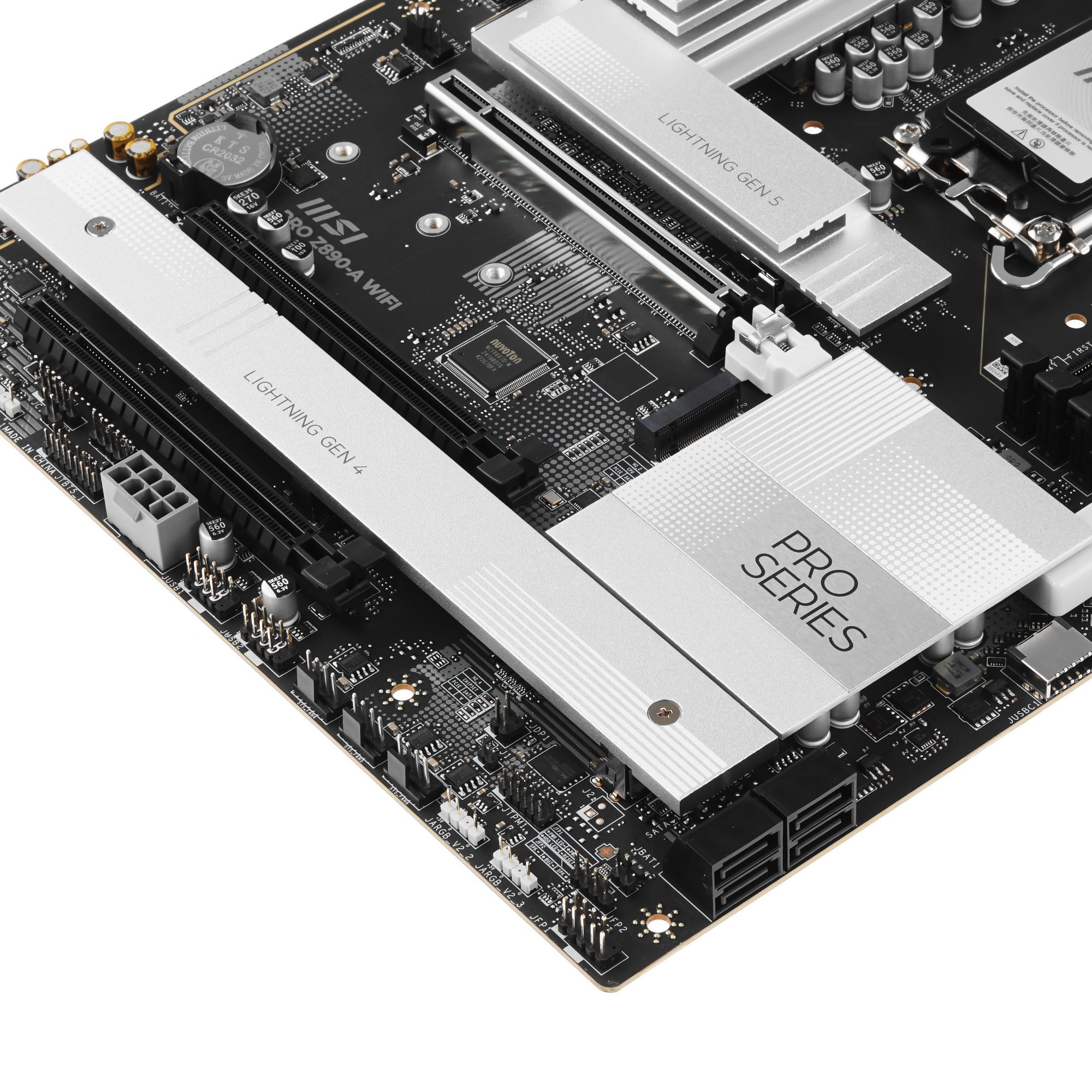 Материнская плата MSI PRO Z890-A WIFI, LGA 1851, Intel Z890, 4xDDR5, 4xSATA, 4xM.2, 1xPCIe 5.0 x16,