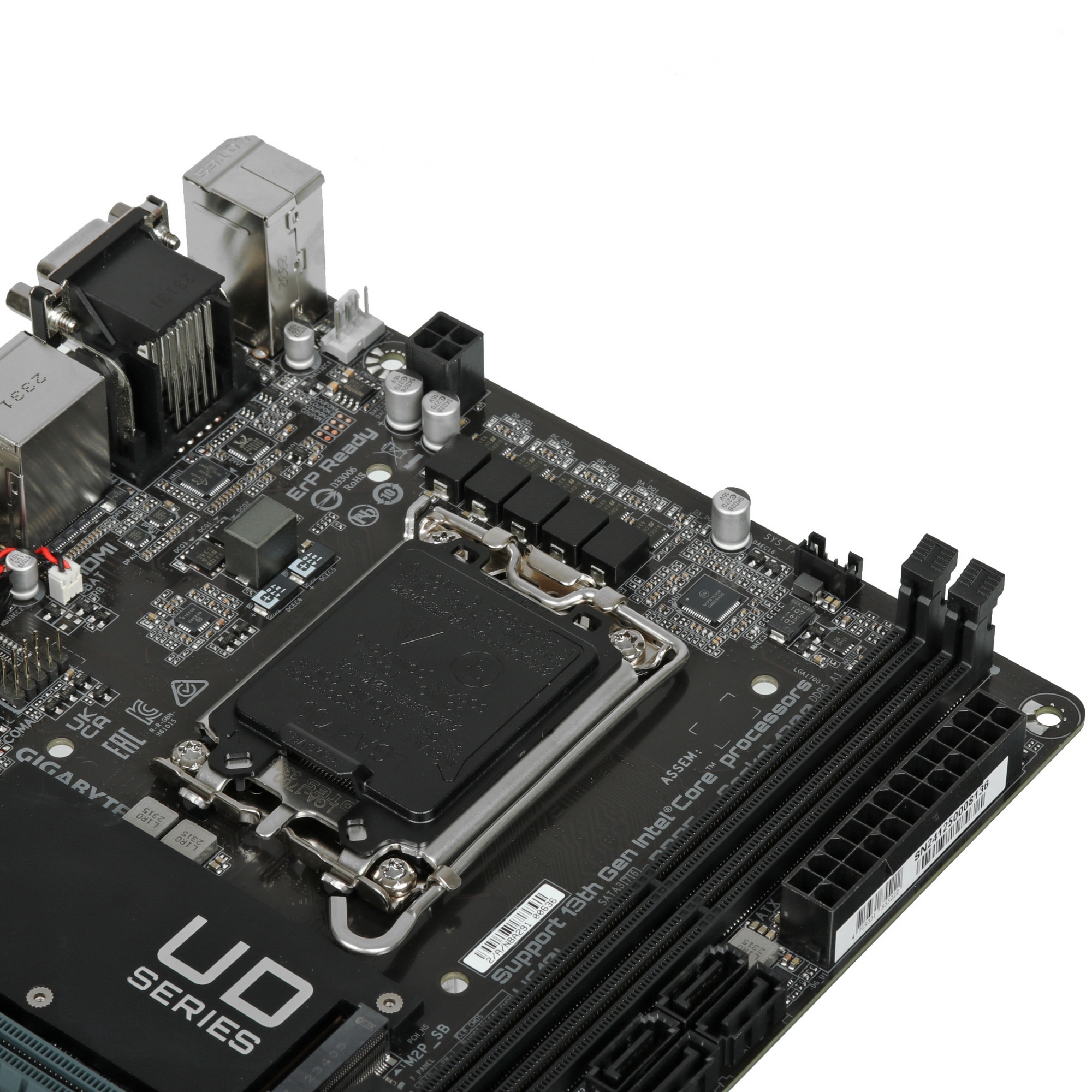 Материнская плата Gigabyte H610I, LGA 1700, Intel H610, 2xDDR5, 4xSATA, 1xM.2, 1xPCIe 4.0 x16, 1xHDM