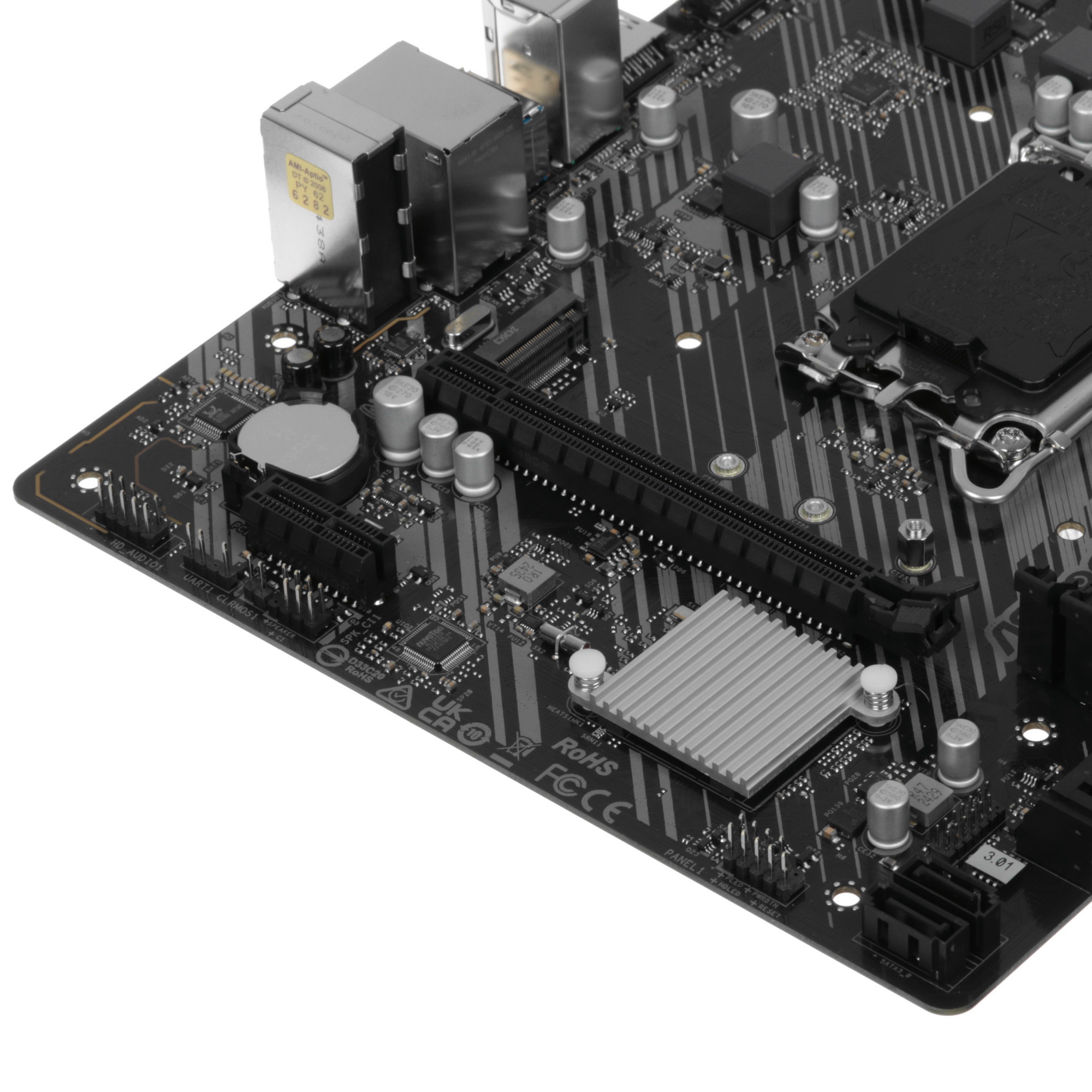 Материнская плата ASRock H610M-H2/M.2, LGA 1700, Intel H610, 2xDDR4, 4xSATA, 1xM.2, 1xPCIe 4.0 x16,