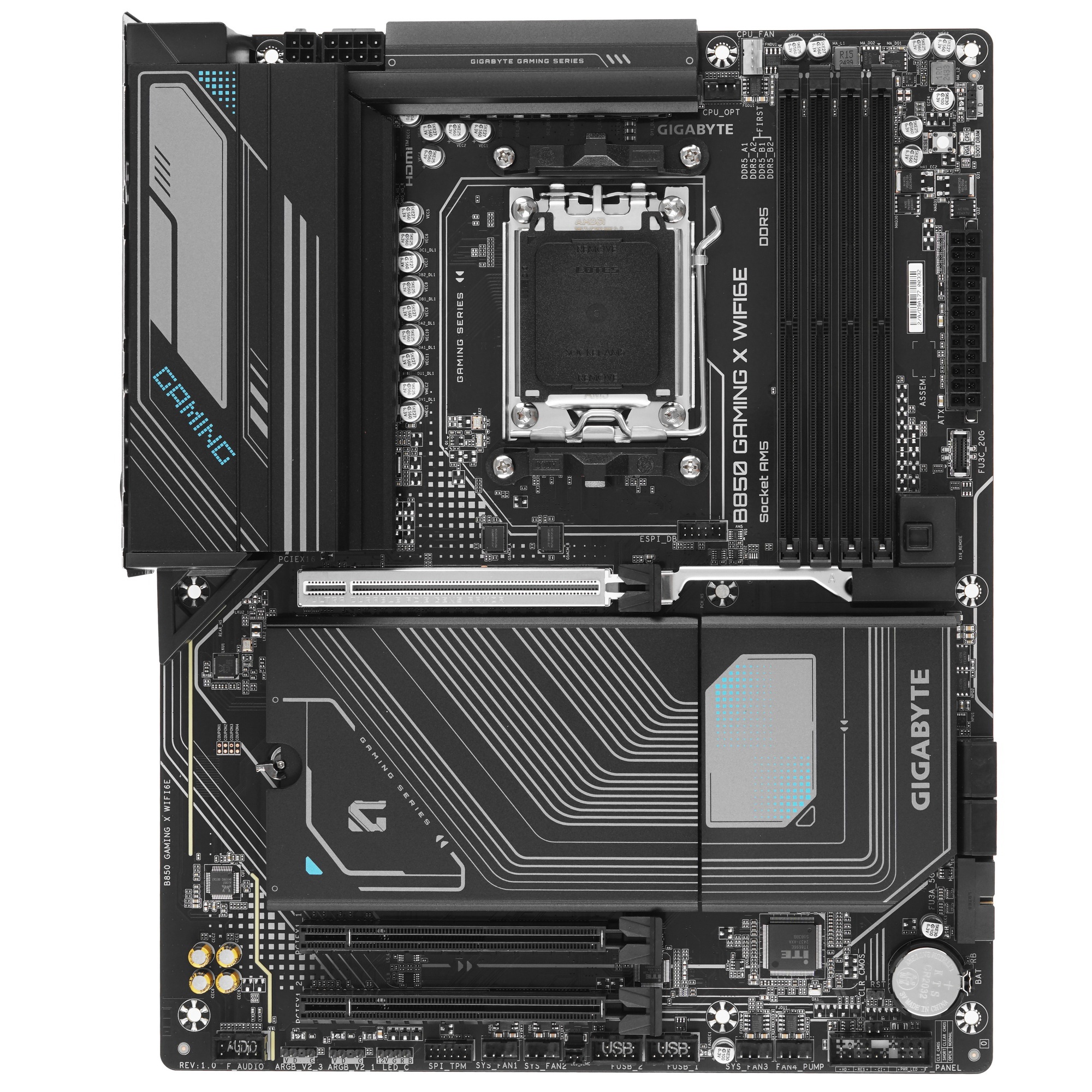 Материнская плата Gigabyte B850 GAMING X WIFI6E, AM5, AMD B850, 4xDDR5, 4xSATA, 3xM.2, 1xPCI-E 5.0 x