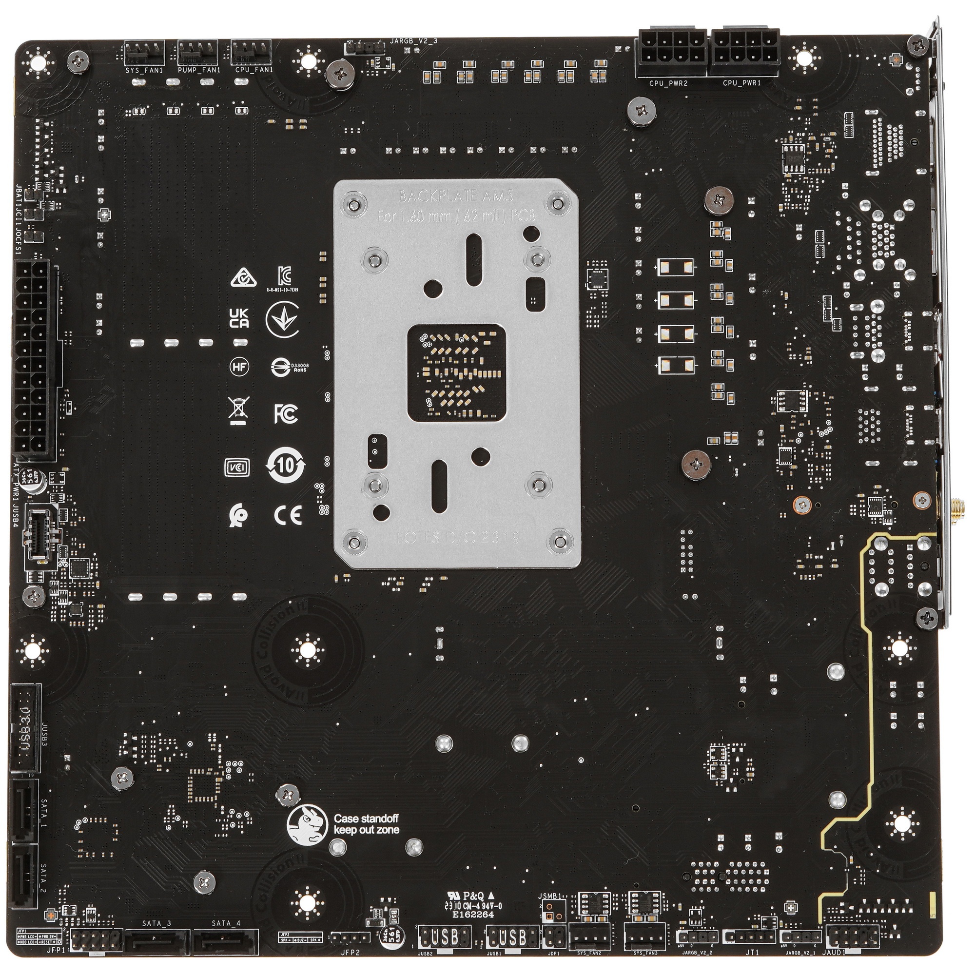Материнская плата MSI B650M PROJECT ZERO, AM5, AMD B650, 4xDDR5, 4xSATA, 2xM.2, 1xPCIe 4.0 x16, 1xPC