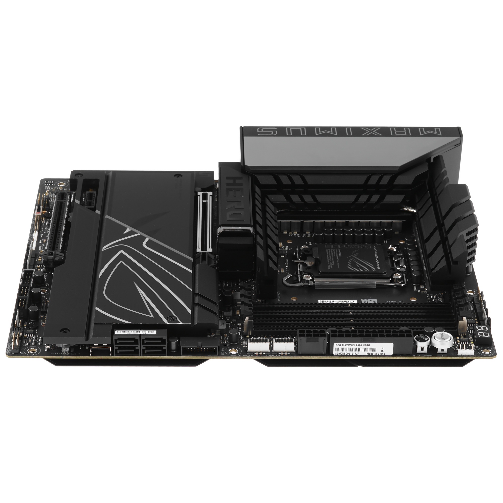 Материнская плата ASUS ROG MAXIMUS Z890 HERO, LGA 1851, Intel Z890, 4xDDR5, 4xSATA, 6xM.2, 1xPCIe 5.